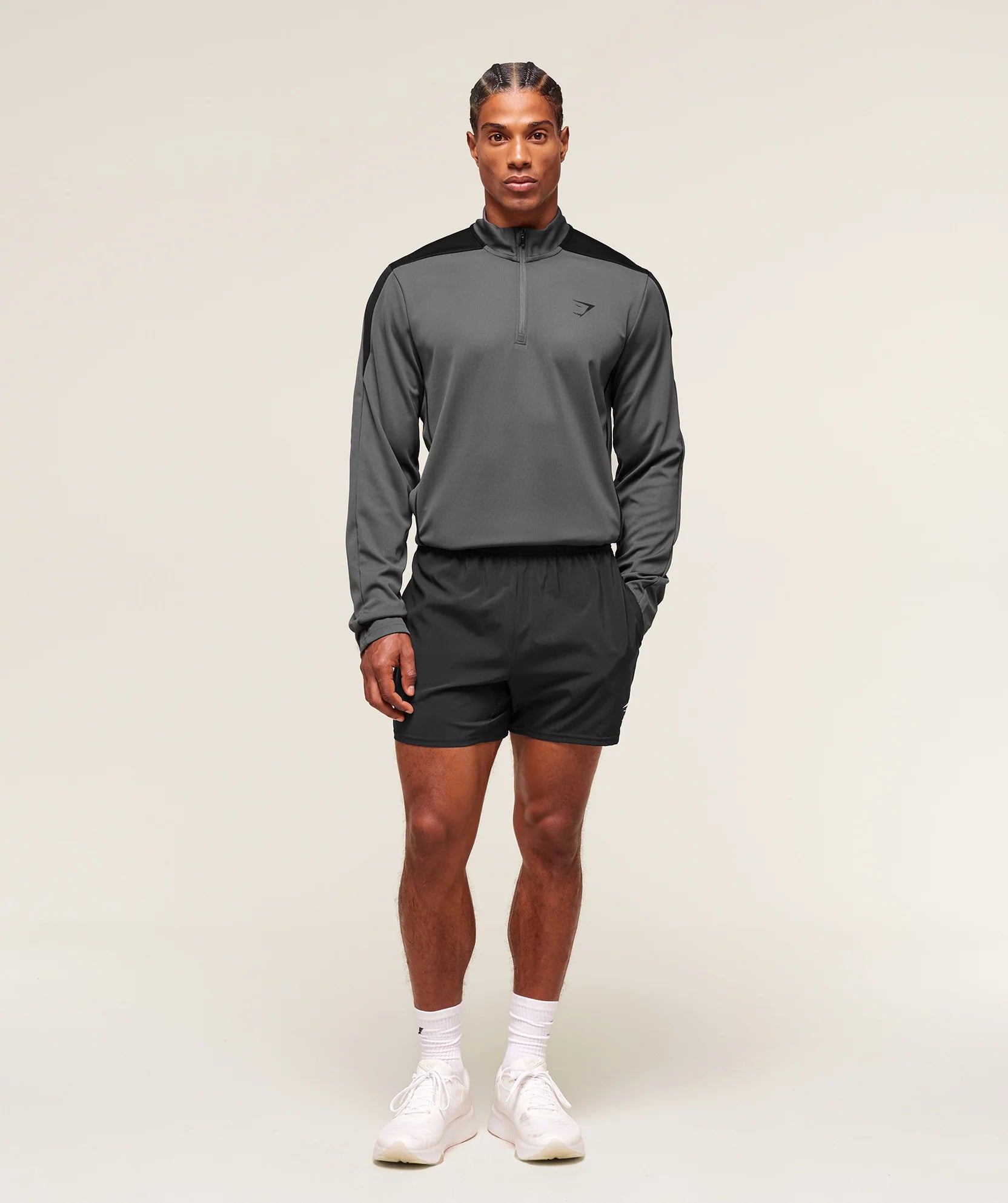 GYMSHARK ARRIVAL BLOCK 1/4 ZIP