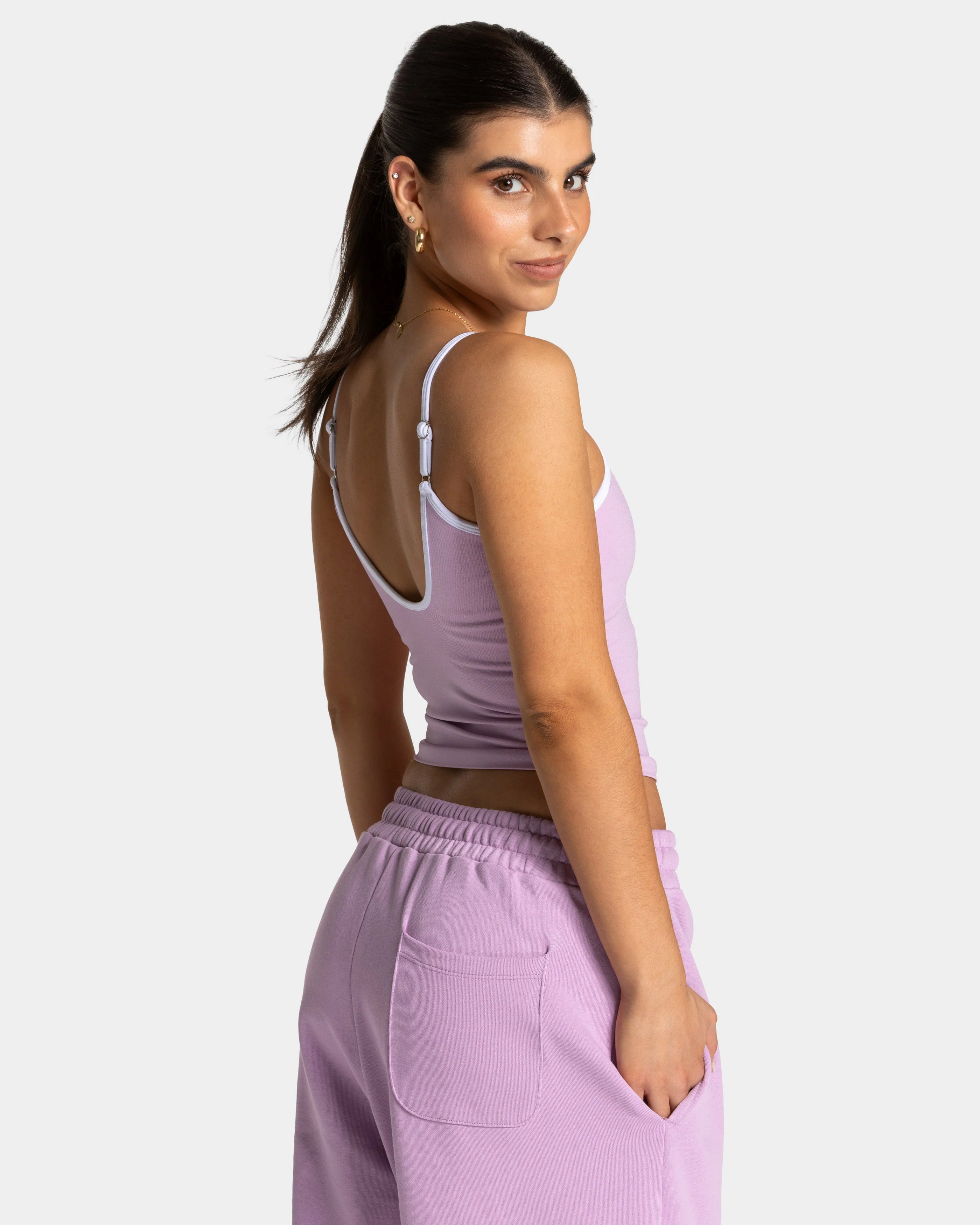 Teveo Contrastline Cami Top