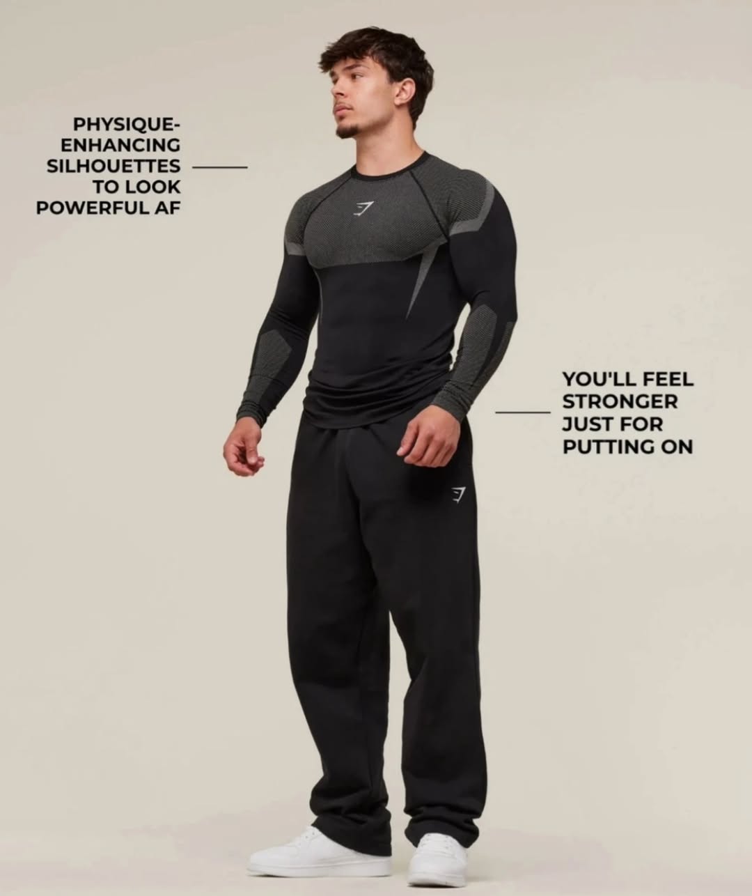 GYMSHARK ONYX 5.0 SEAMLESS LONG SLEEVE T-SHIRT