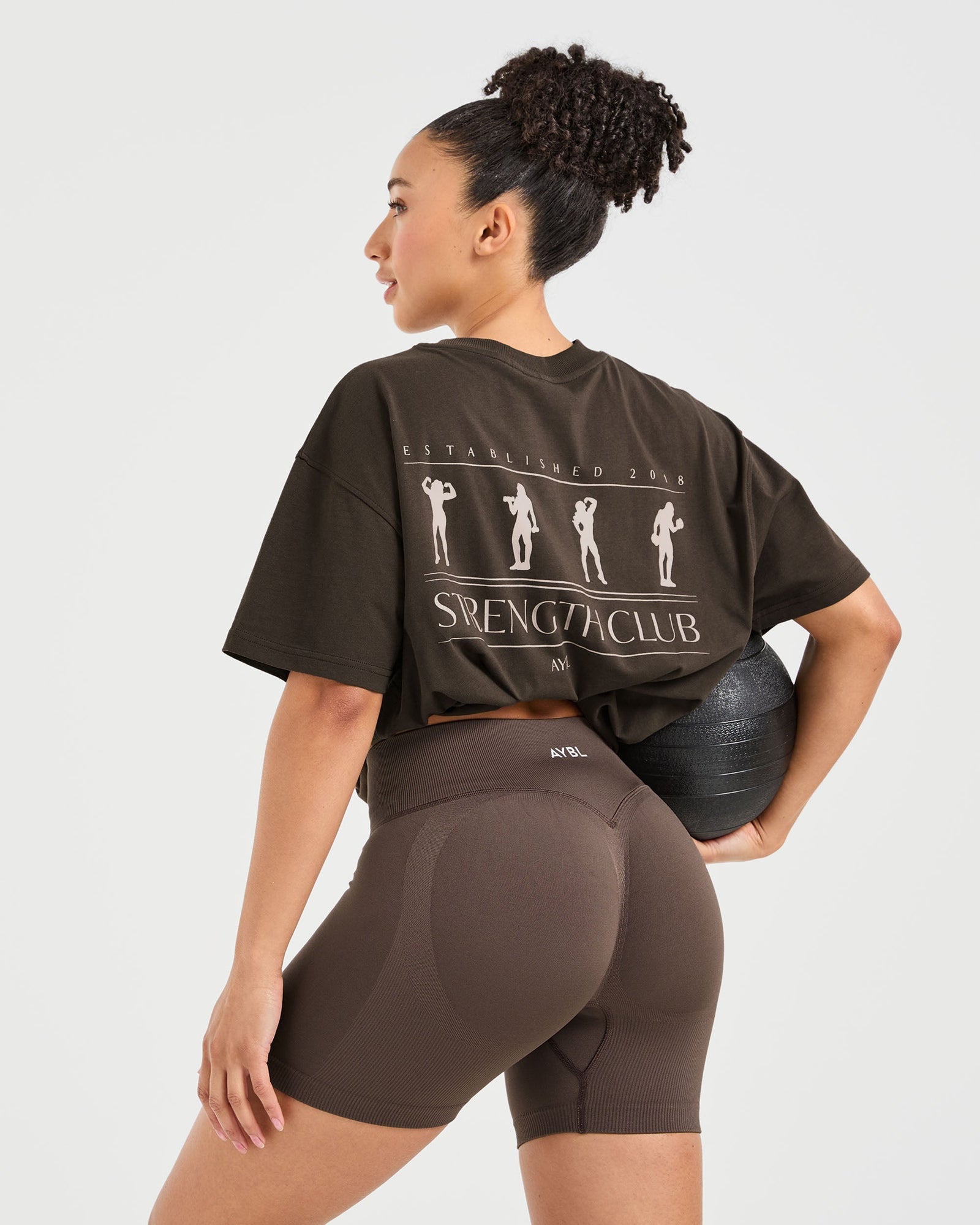 AYBL STRENGTH CLUB OVERSIZED T SHIRT