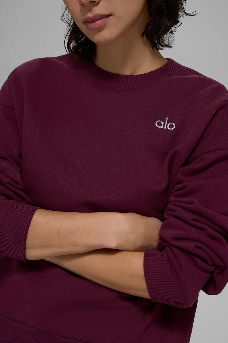 Alo Accolade Crew Neck Pullover - Azula sportswear – Azula sportswear Alo Accolade Crew Neck Pullover - Azula sportswear – Azula sportswear