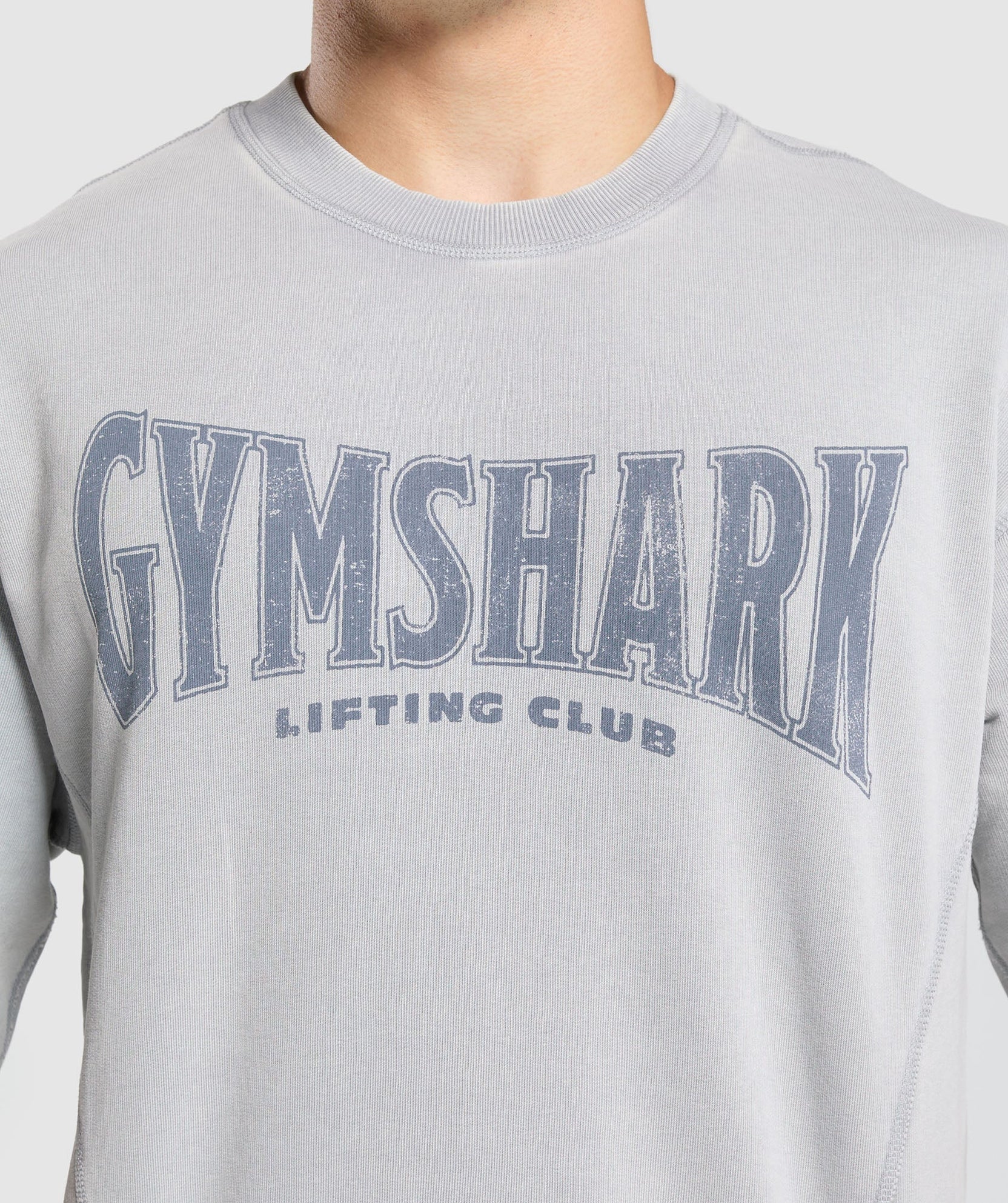 GYMSHARK HERITAGE WASHED SHORT SLEEVE CREW