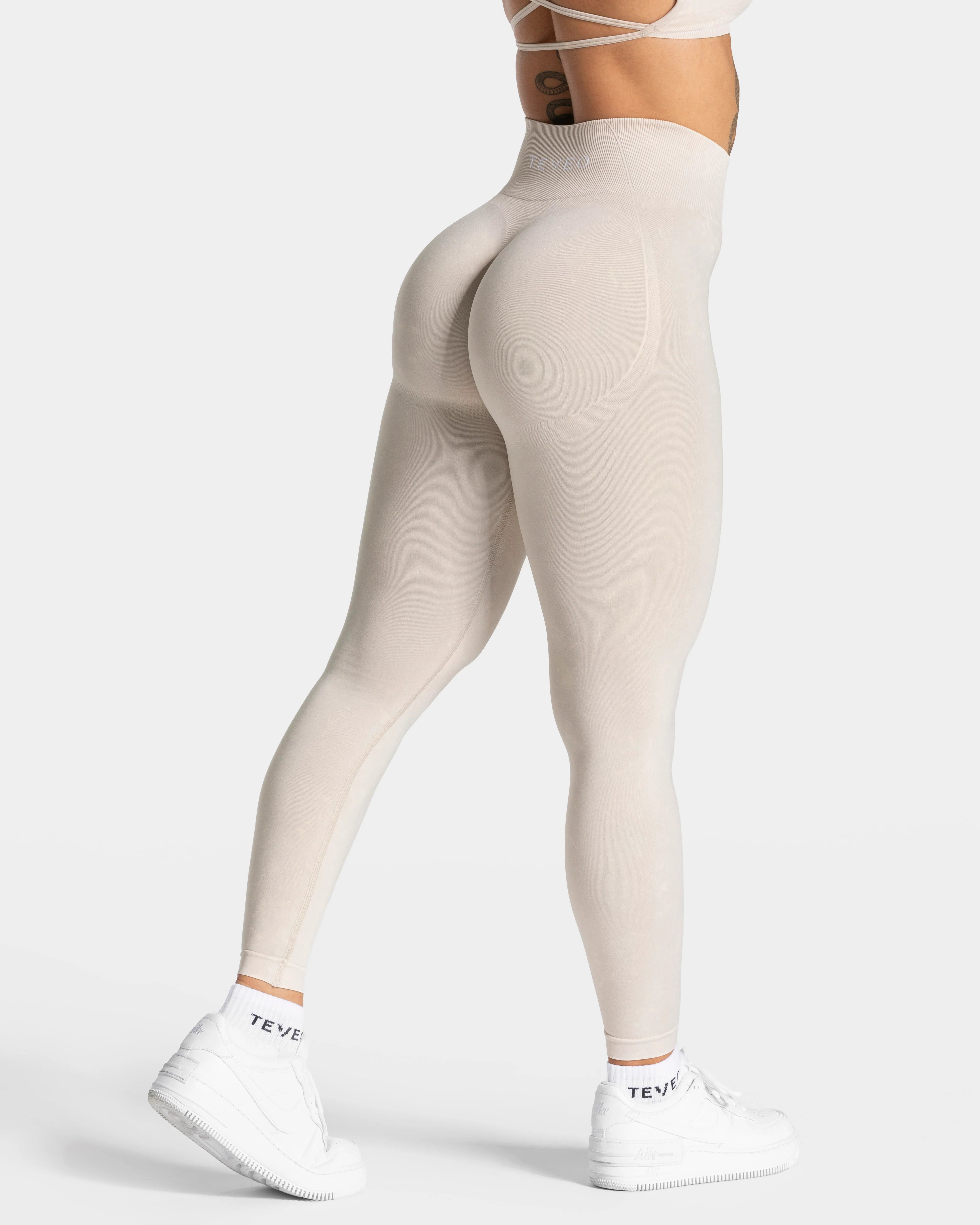 TEVEO Acid Covert Scrunch Leggings ‘‘Sand’