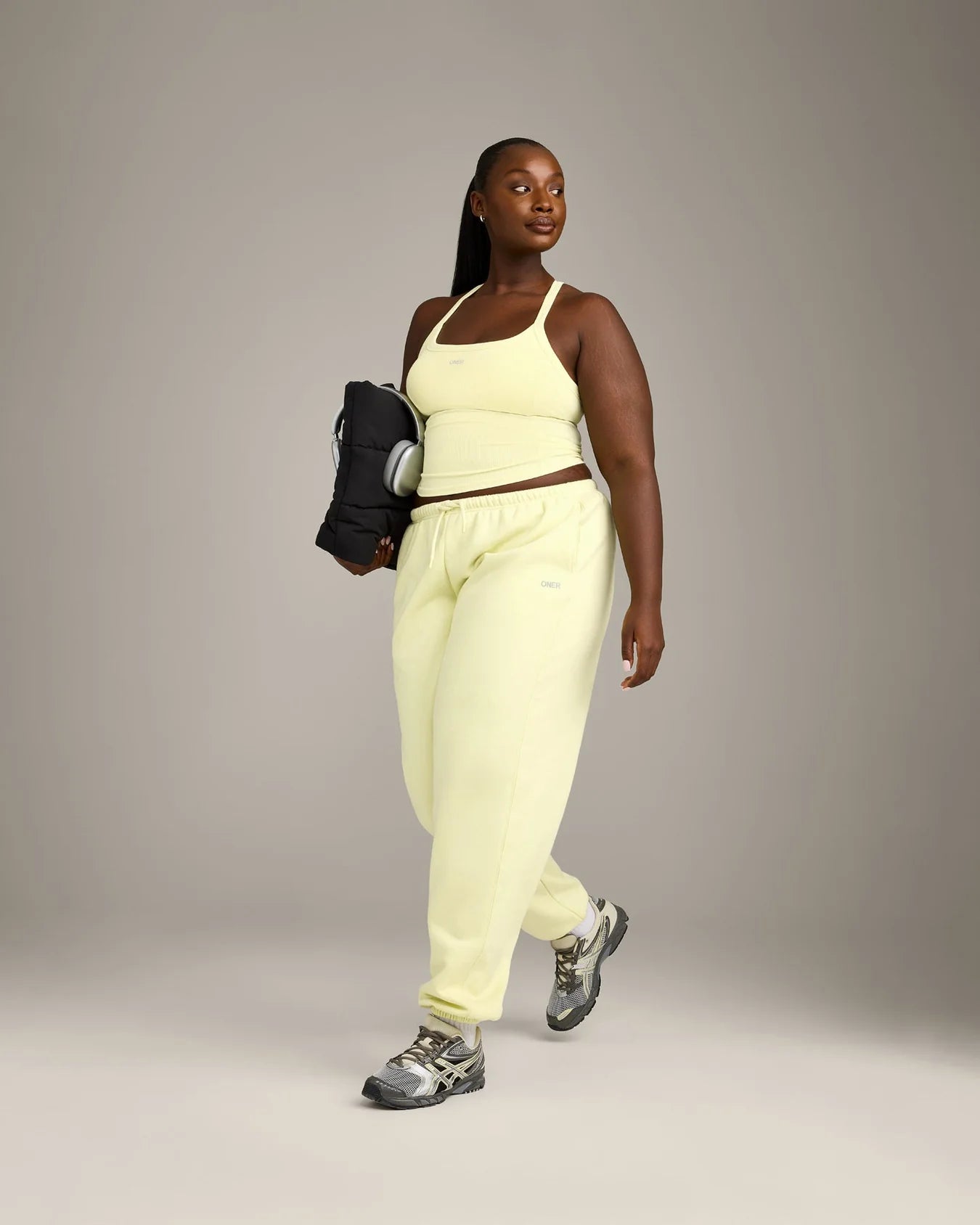 ONER ACTIVE MELLOW™ RIB RACER BACK VEST WITH BUILT IN BRA SHELF