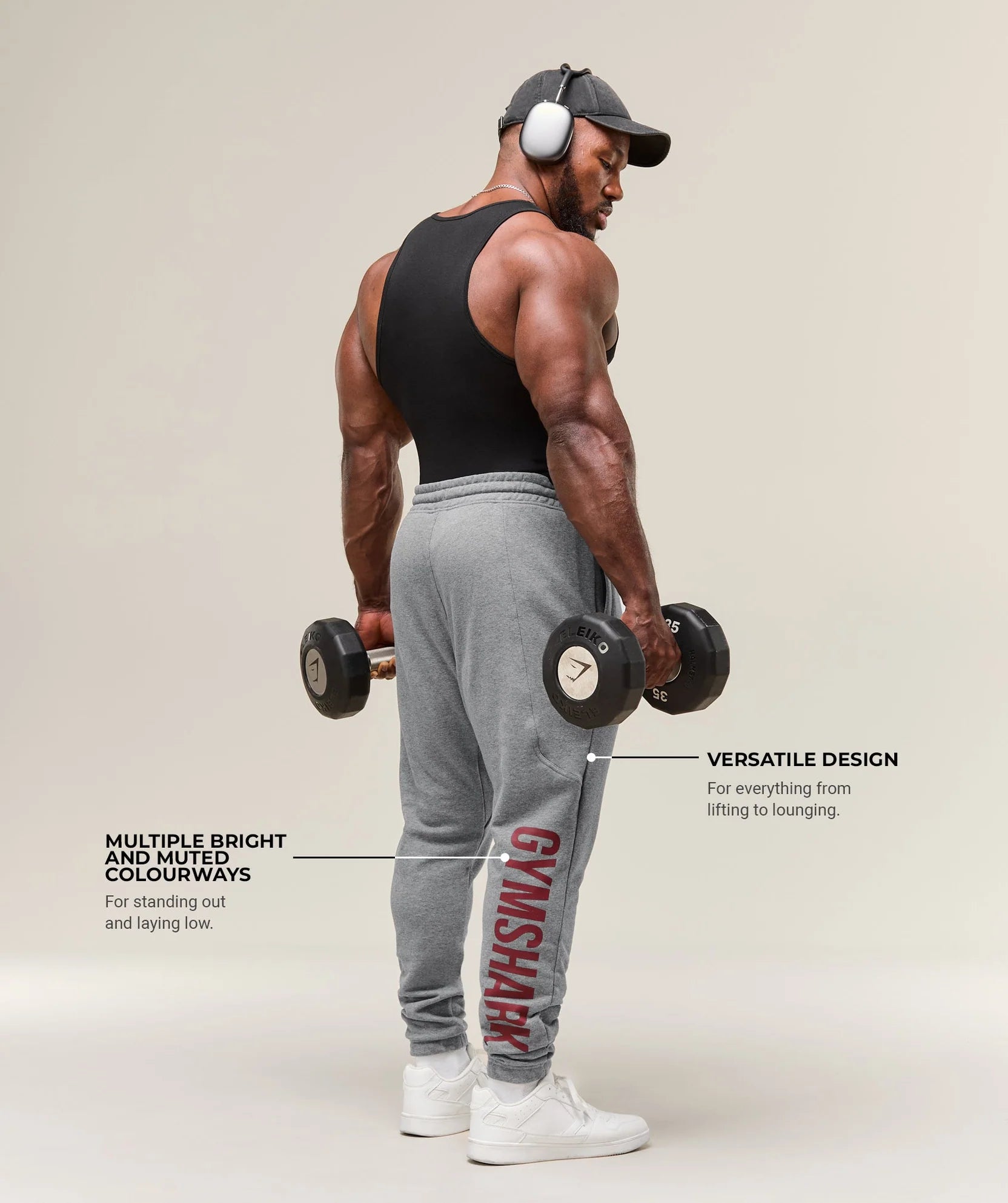 GYMSHARK POWER WORDMARK JOGGERS