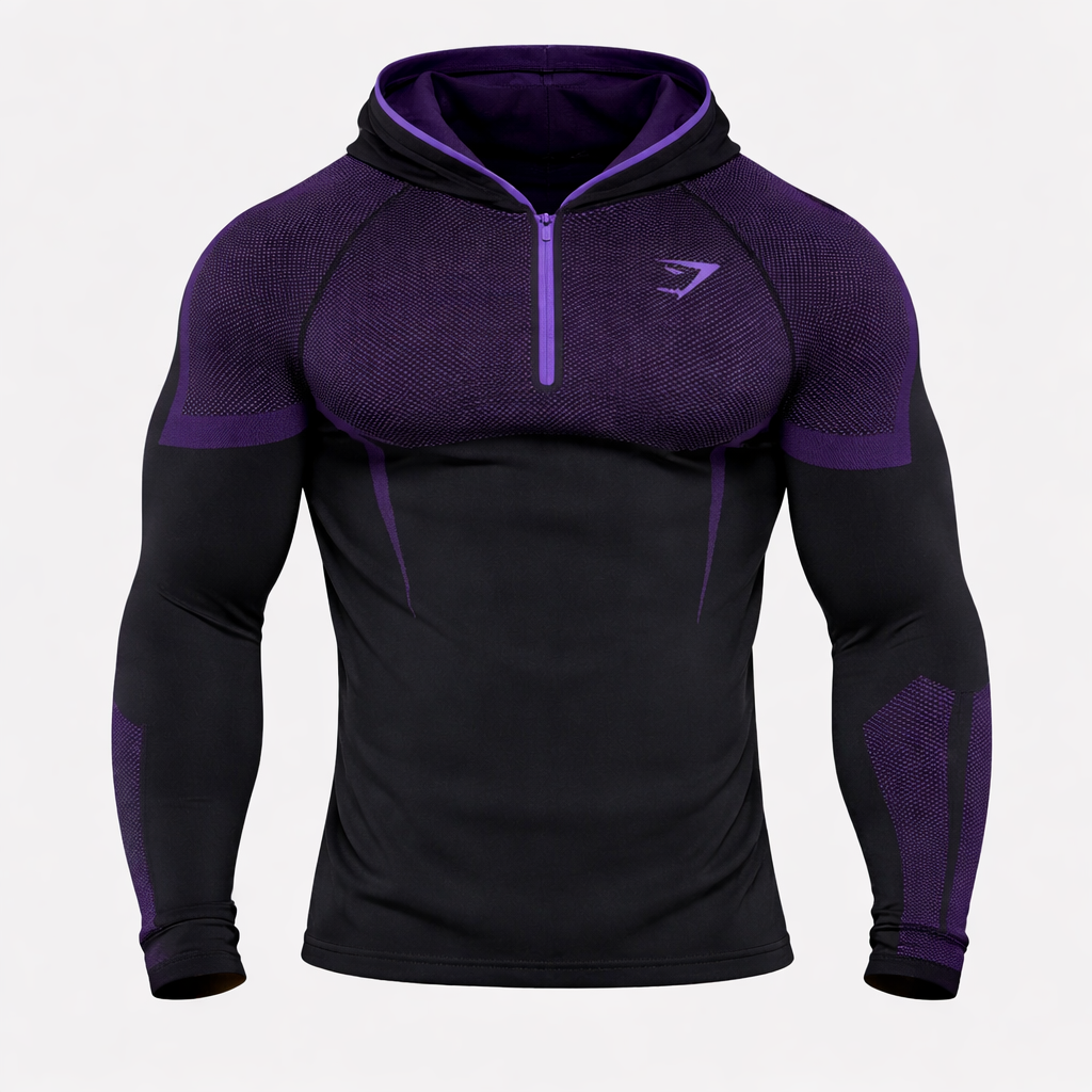GYMSHARK ONYX 5.0 SEAMLESS HOODIE