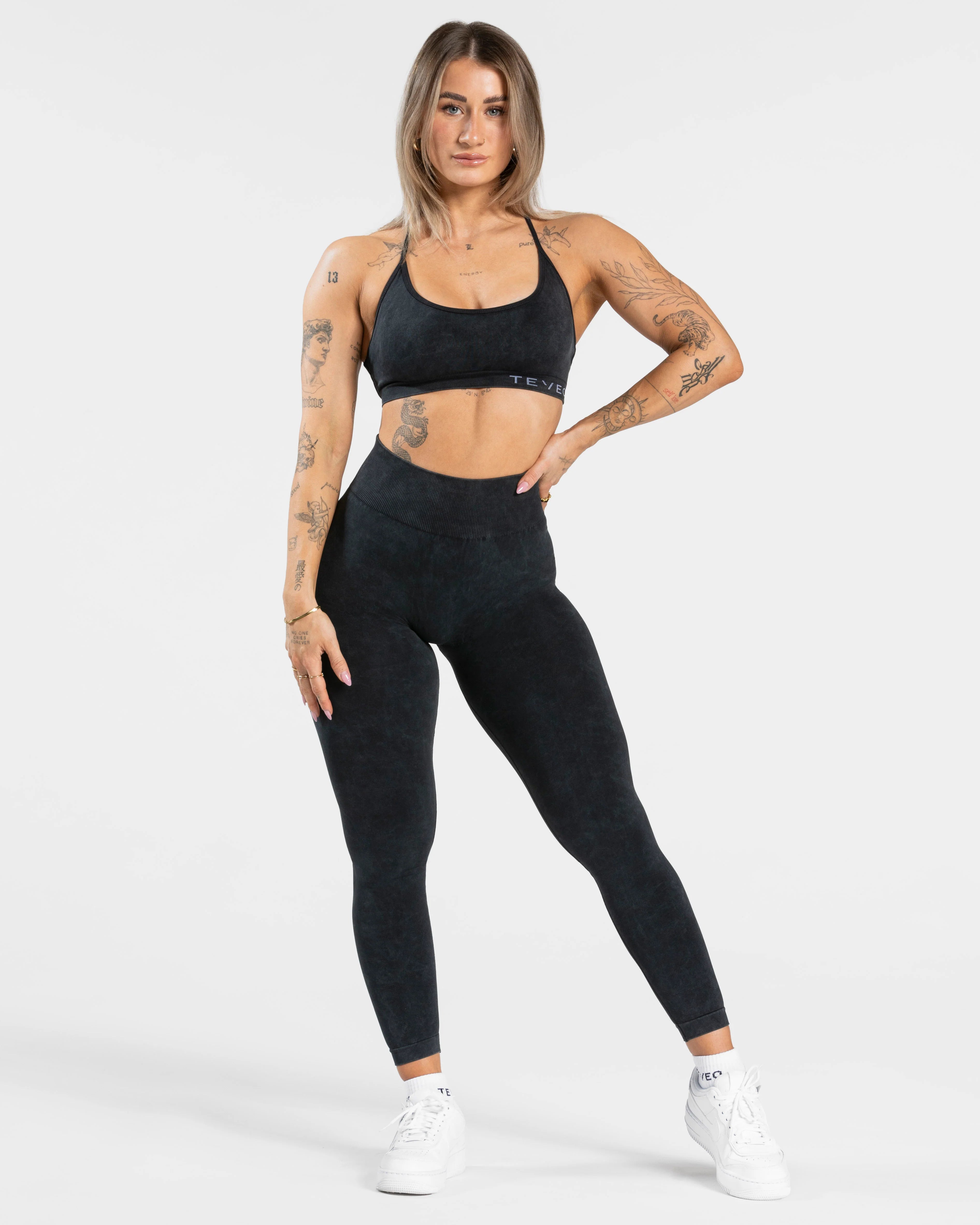 TEVEO Acid Covert Scrunch Leggings ‘Black’