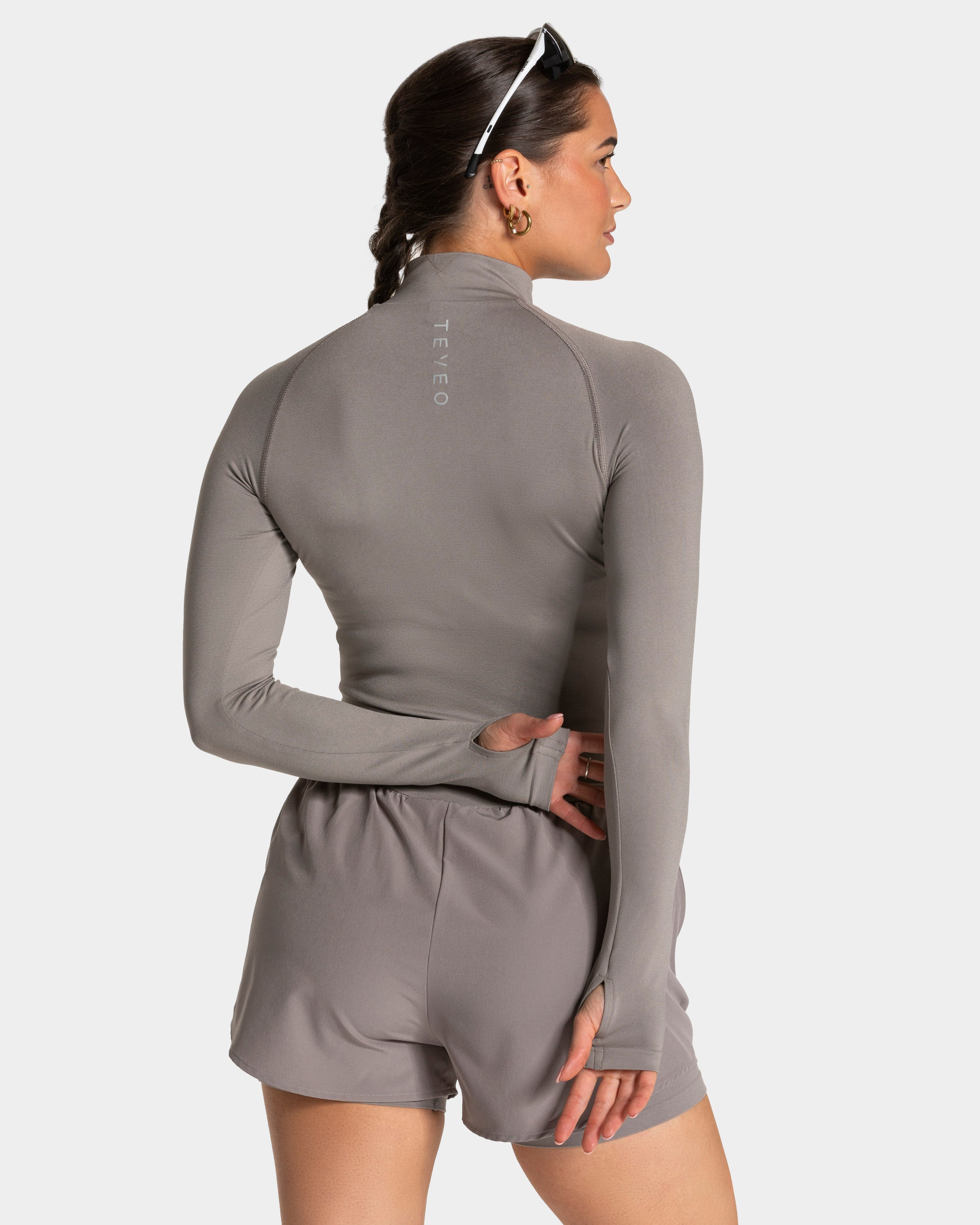Teveo END Running Half Zip ‘Smoke’
