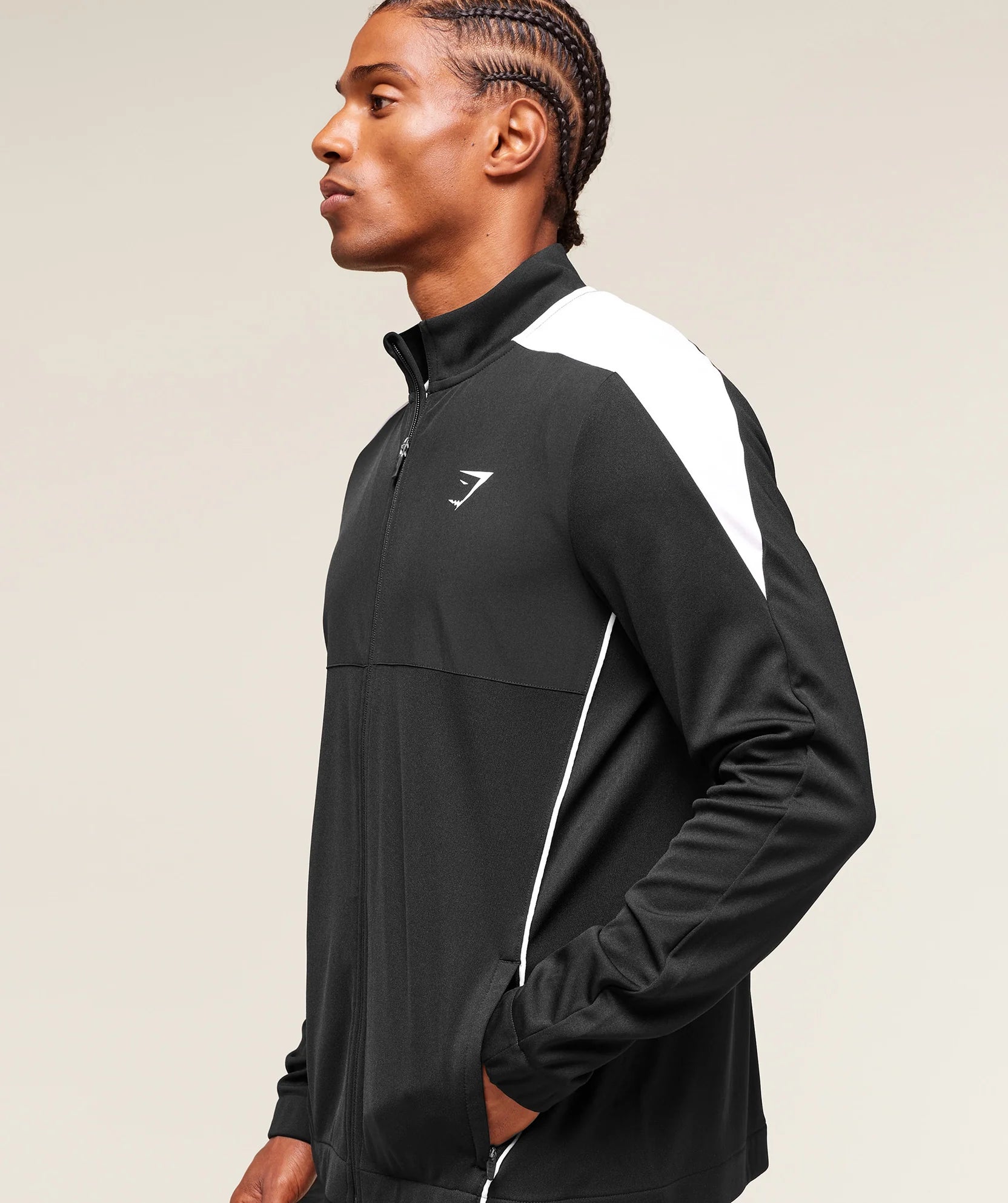 GYMSHARK ARRIVAL BLOCK TRACK JACKET