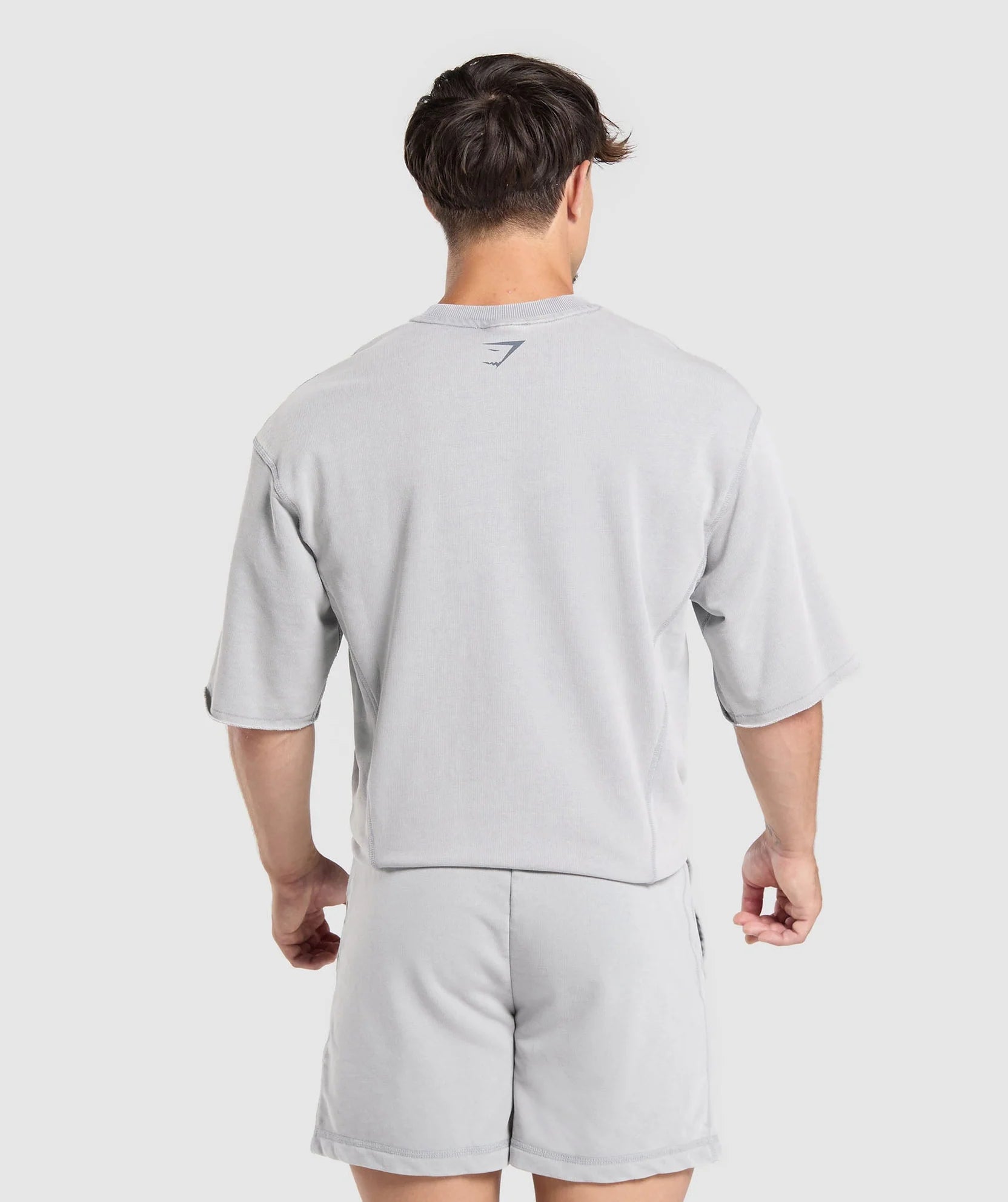 GYMSHARK HERITAGE WASHED SHORT SLEEVE CREW