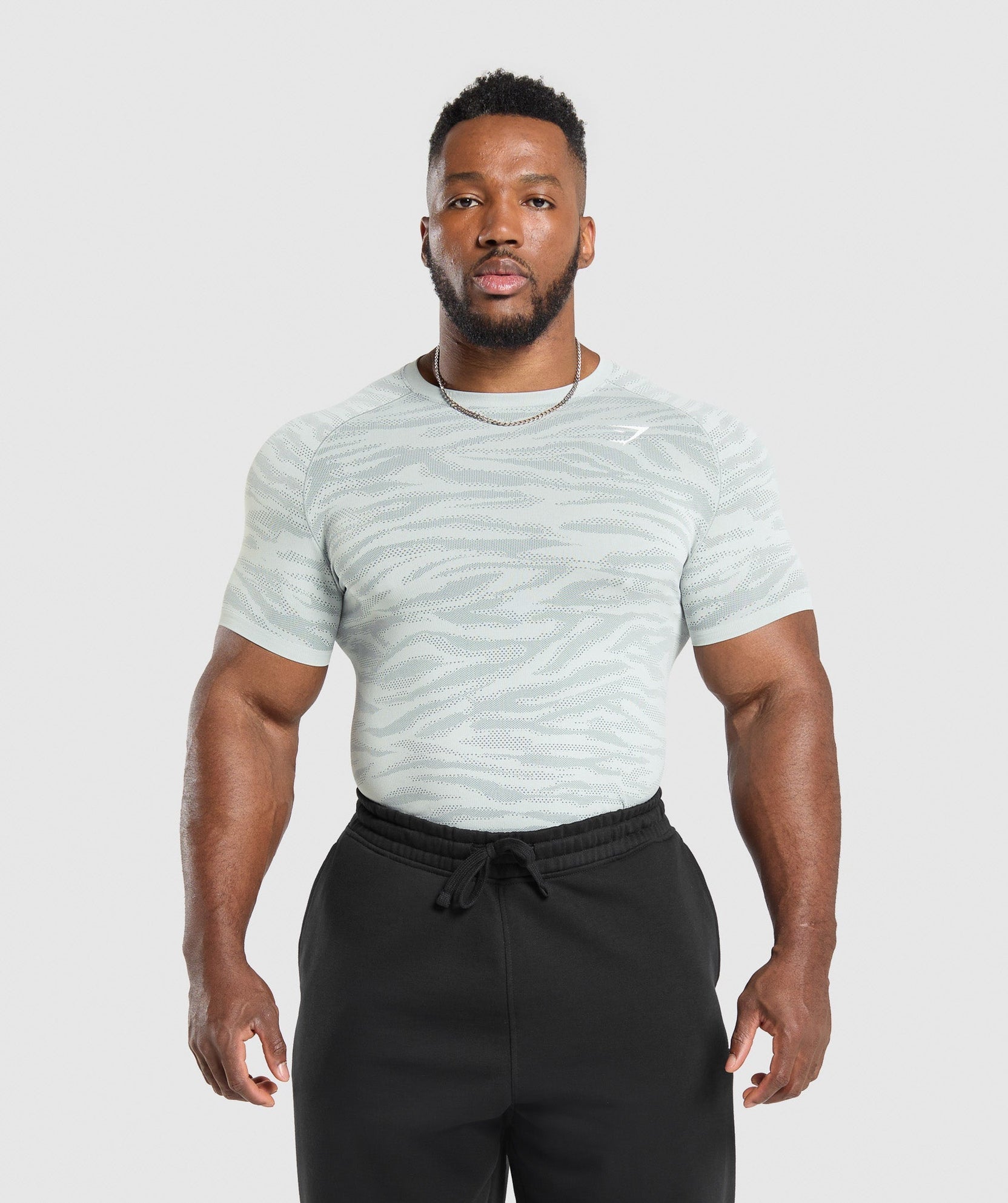 GYMSHARK GEO ANIMAL SEAMLESS T-SHIRT