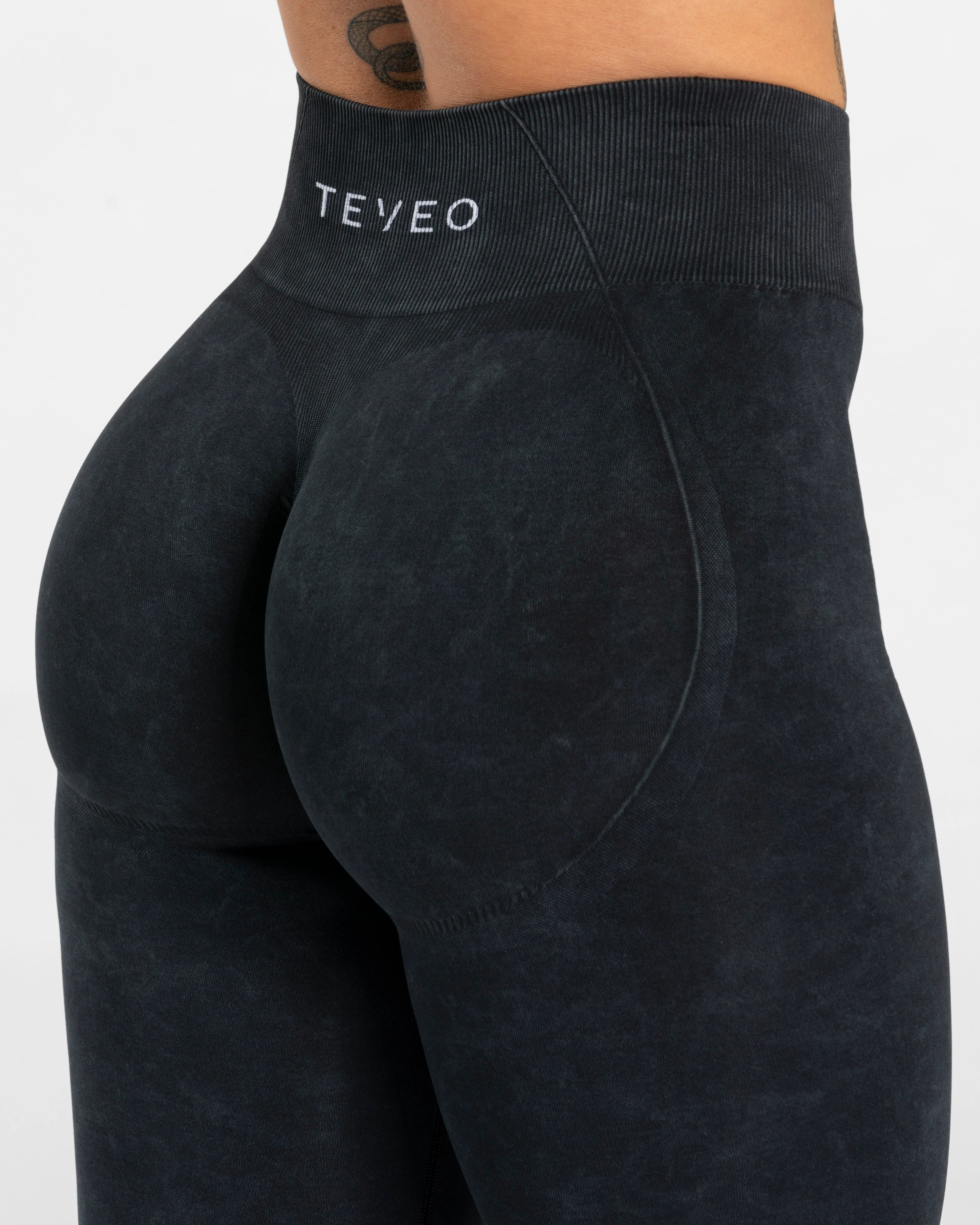 TEVEO Acid Covert Scrunch Leggings ‘Black’