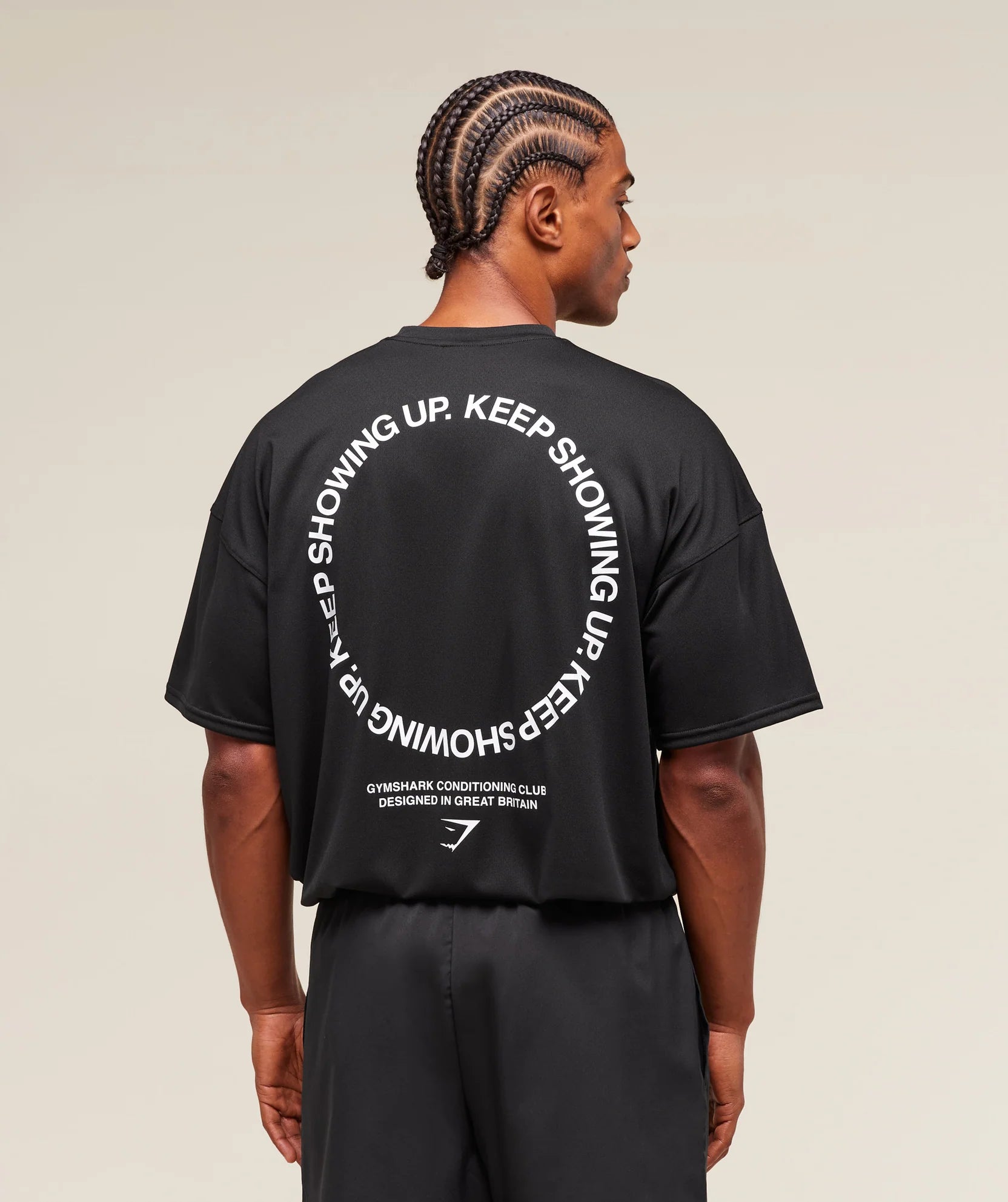 GYMSHARK KEEP SHOWING UP T-SHIRT