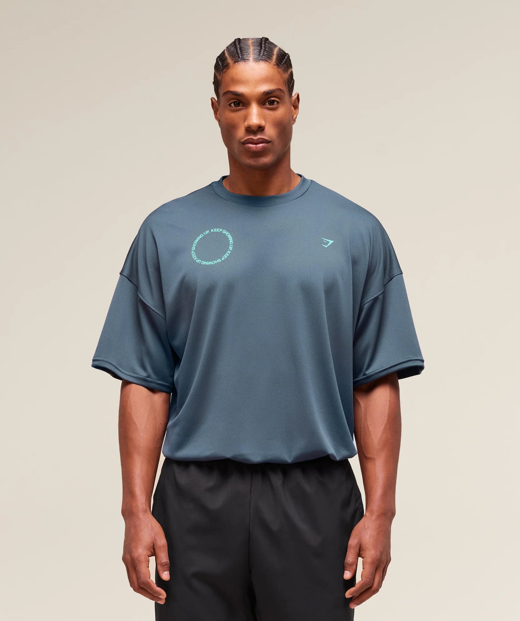 GYMSHARK KEEP SHOWING UP T-SHIRT