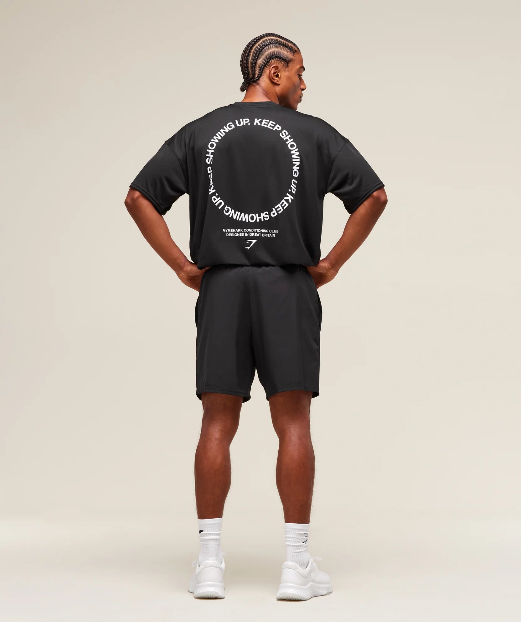 GYMSHARK KEEP SHOWING UP T-SHIRT