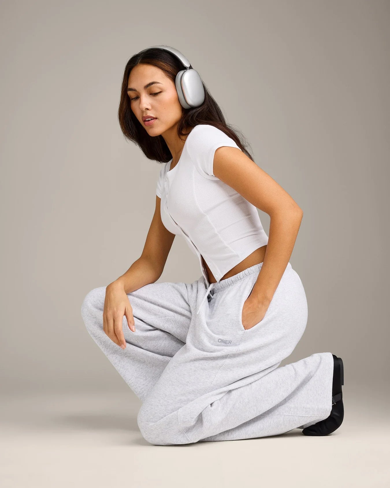 ONER ACTIVE MELLOW™ RIB MID SHORT SLEEVE CARDIGAN