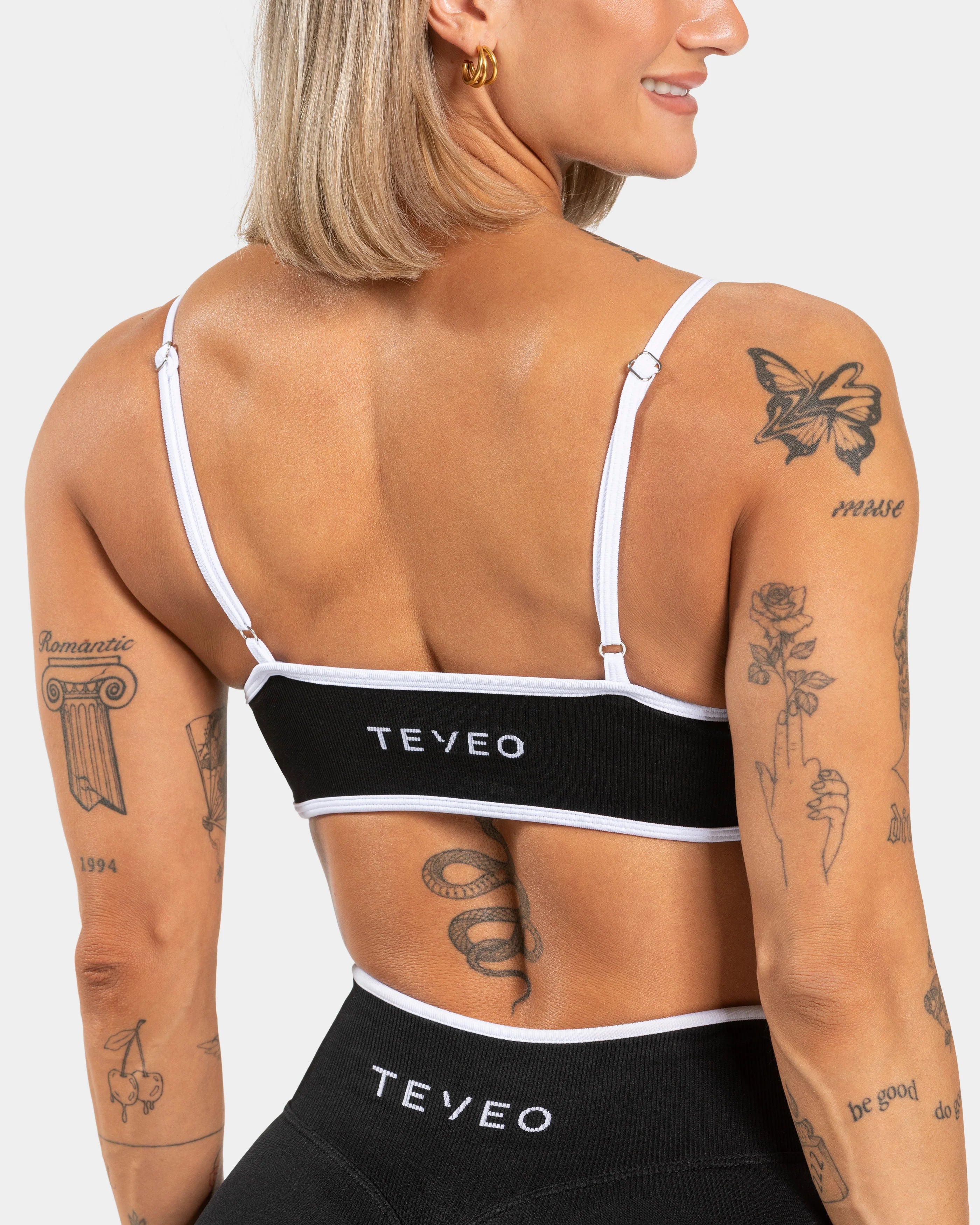Teveo Contrastline Bra ‘Black’
