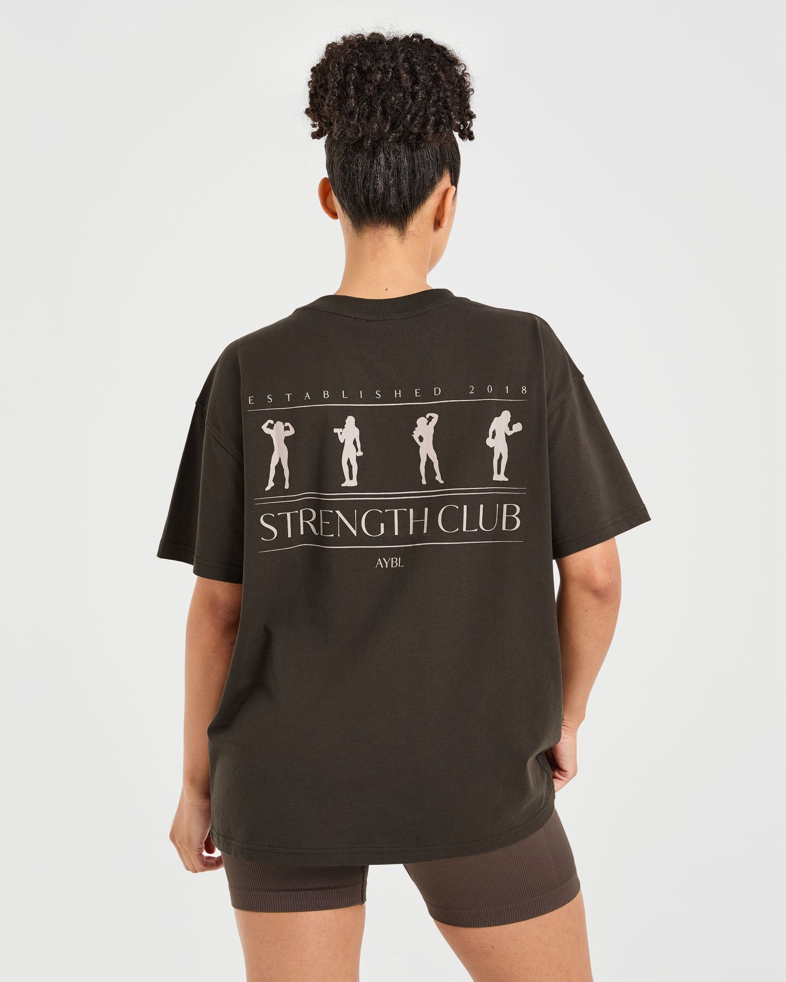 AYBL STRENGTH CLUB OVERSIZED T SHIRT
