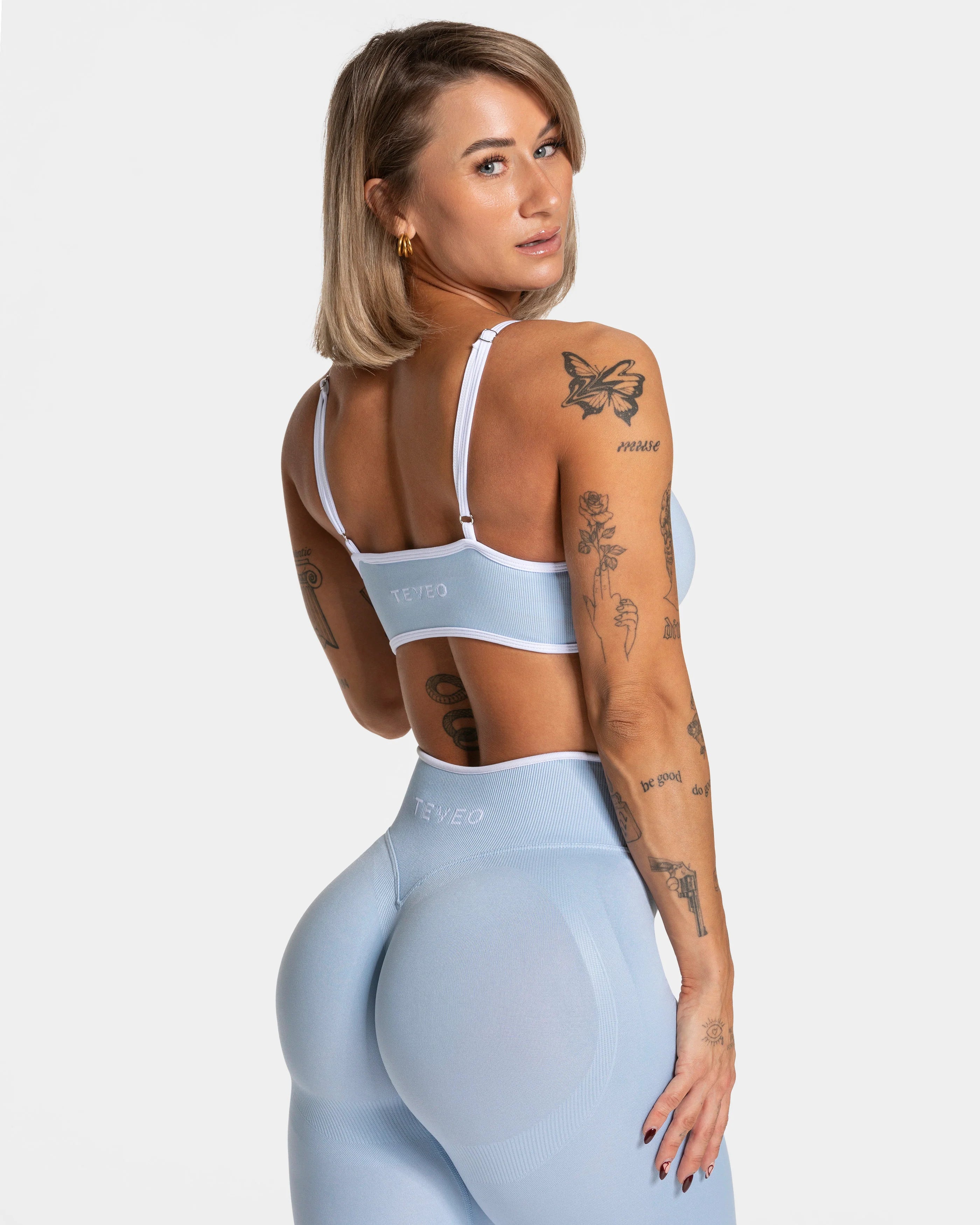 Teveo Contrastline Bra ‘Baby Blue’