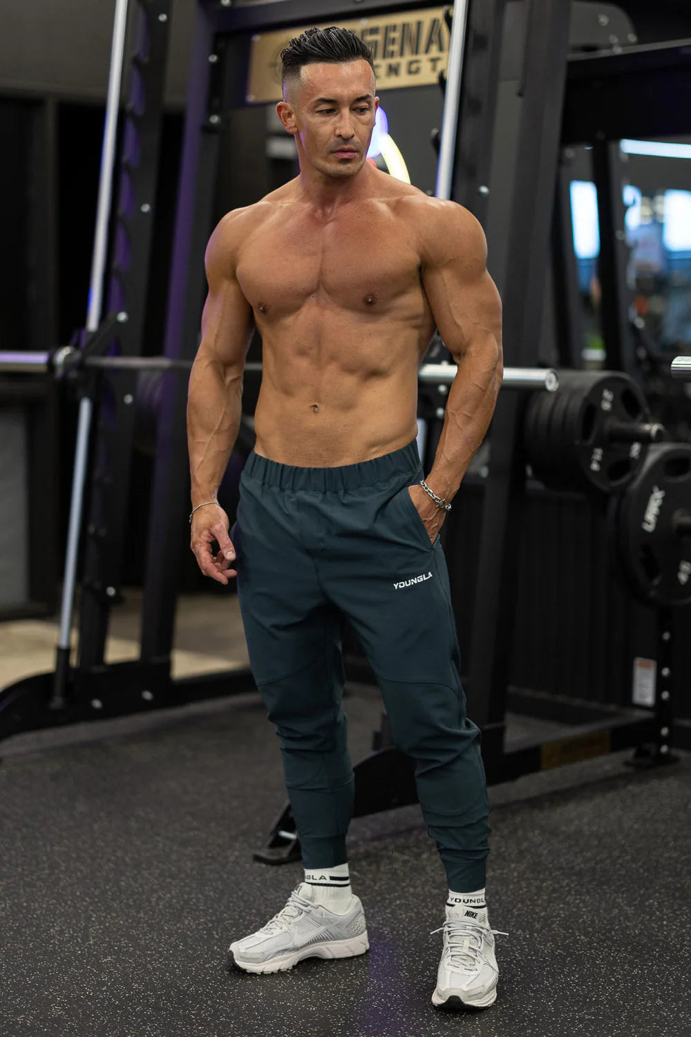 YOUNGLA 2086 - ULTRA TRAINING JOGGERS {Jungle Green}