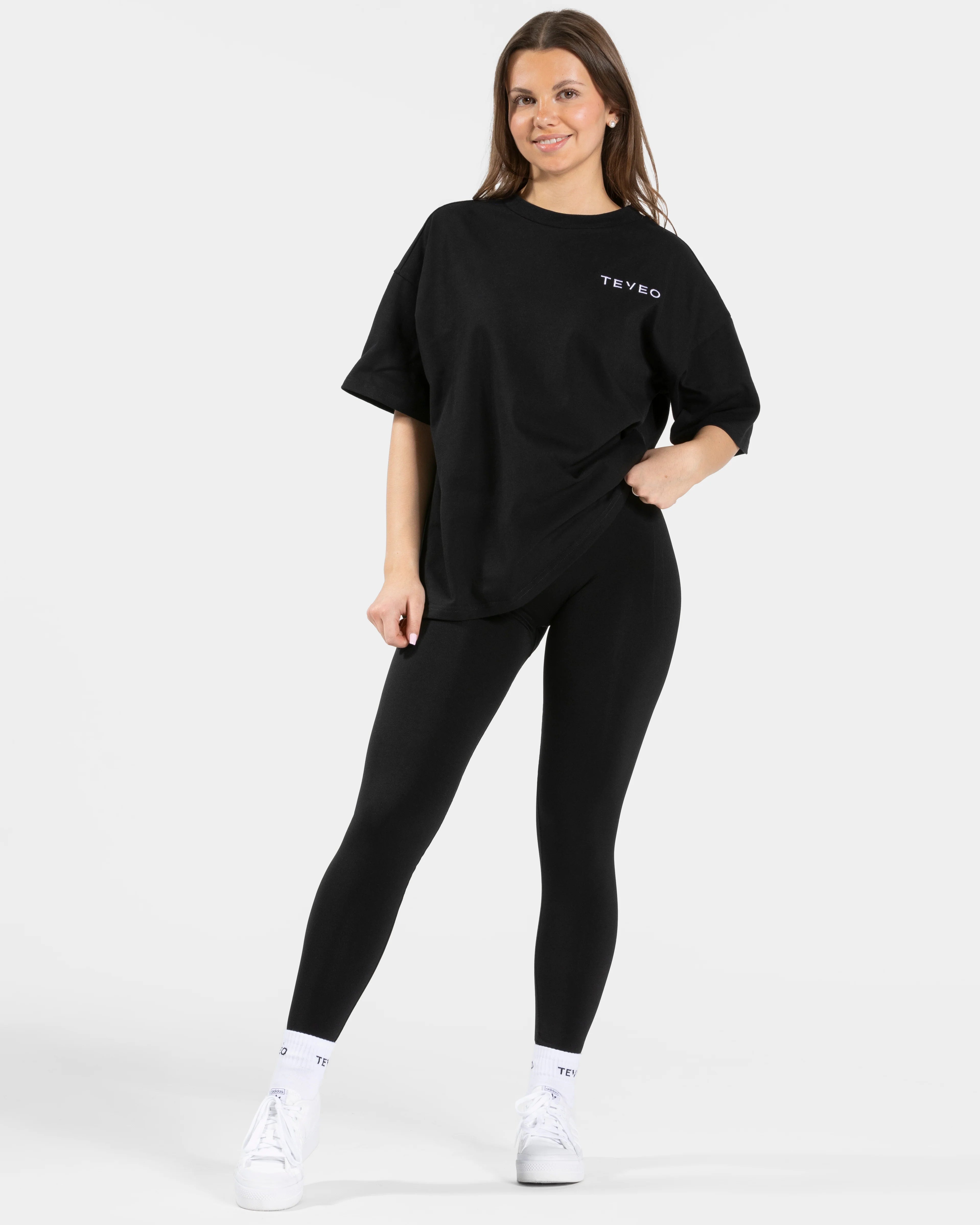 Teveo Signature Oversized T-Shirt ‘Black’