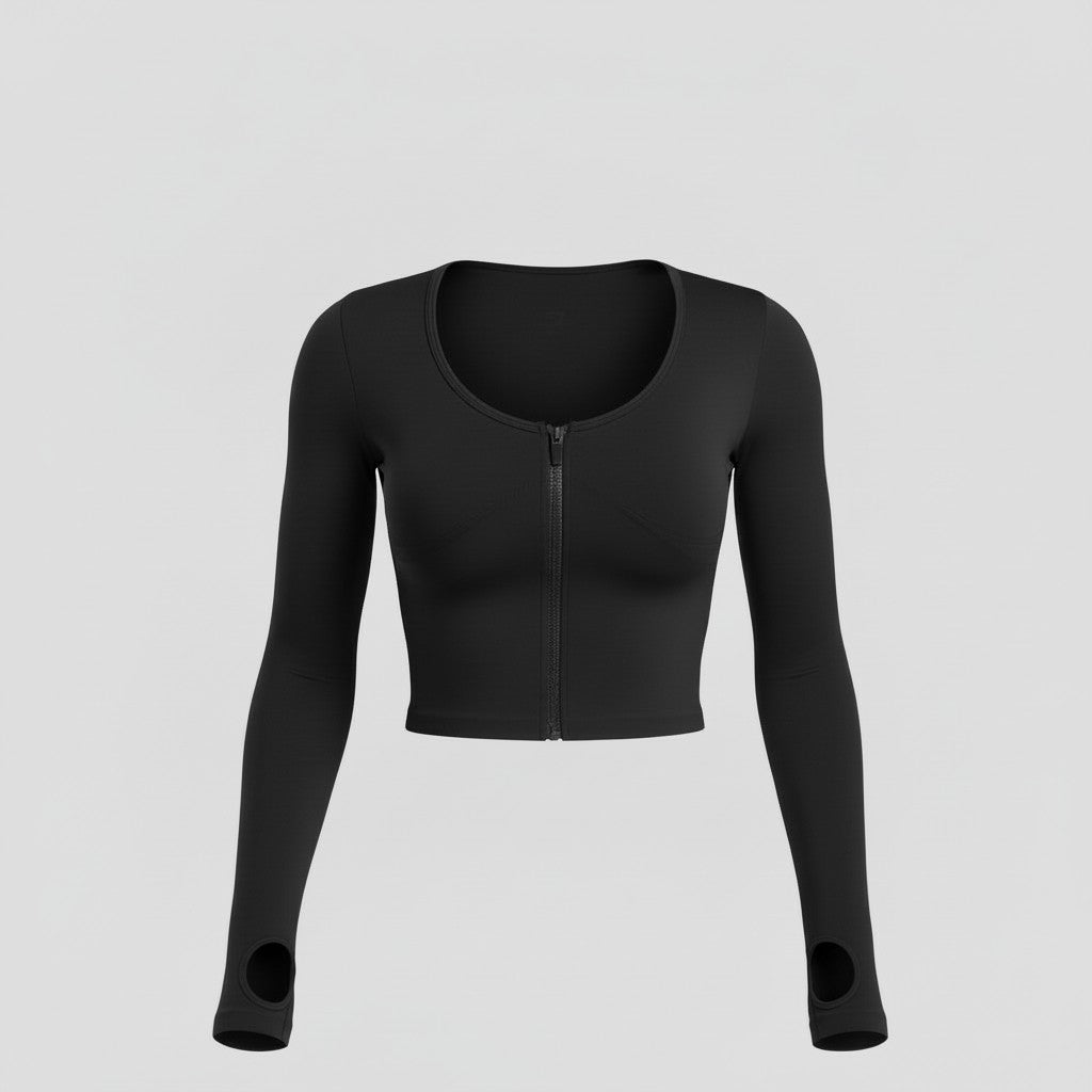 GYMSHARK LIFT SEAMLESS ZIP UP JACKET