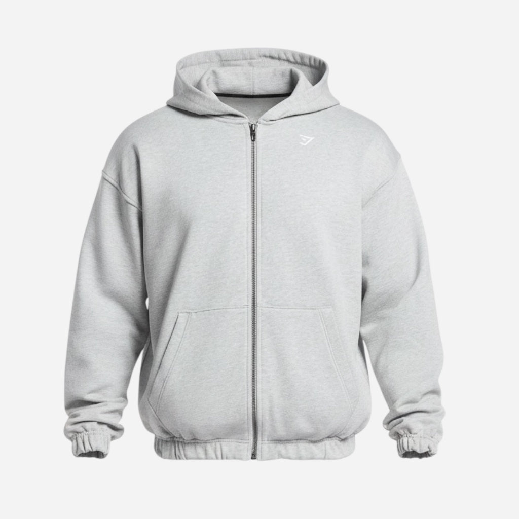 GYMSHARK REST DAY ESSENTIALS ZIP HOODIE