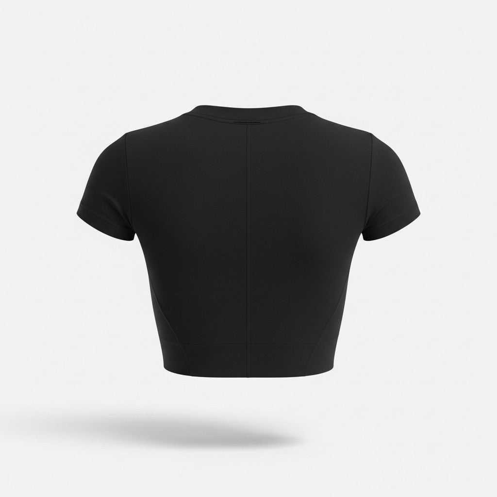 GYMSHARK COTTON SEAMLESS CROP TOP