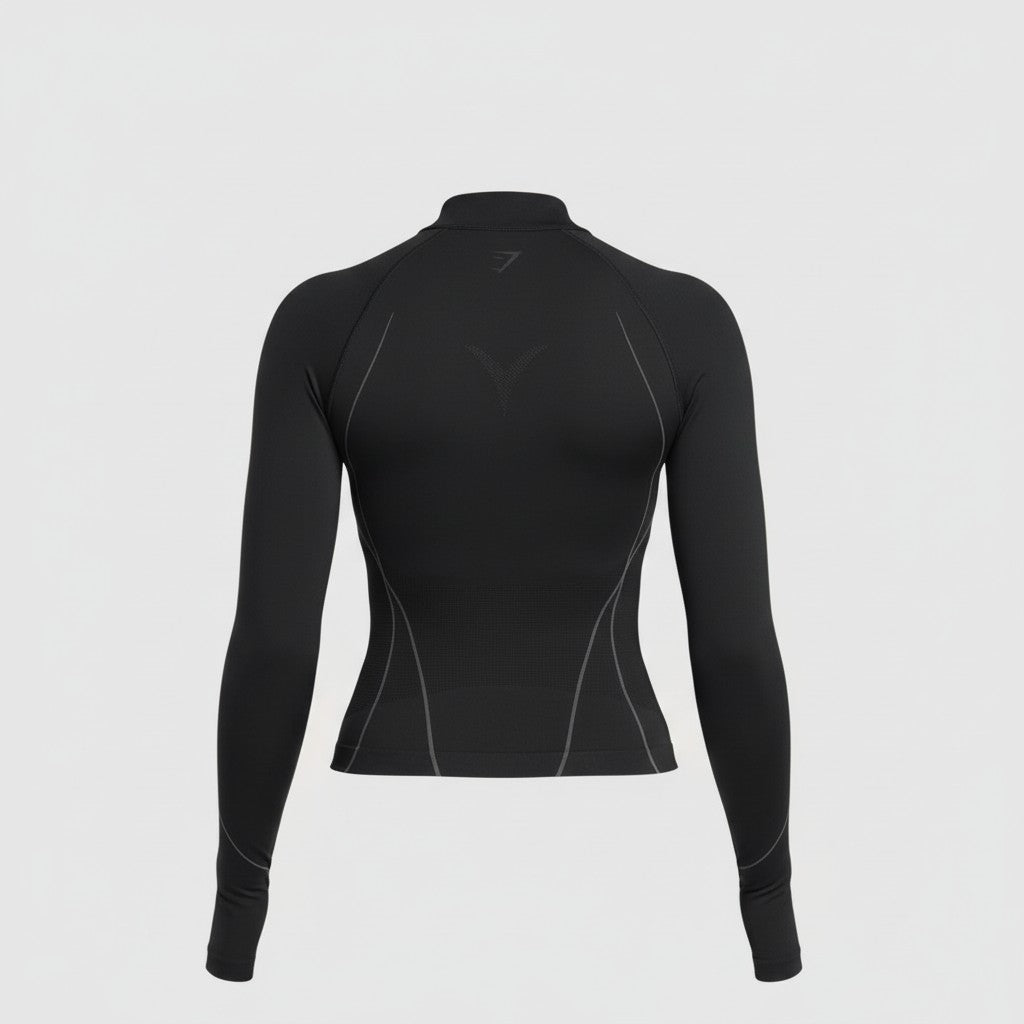 GYMSHARK APEX SEAMLESS 1/4 ZIP PULLOVER