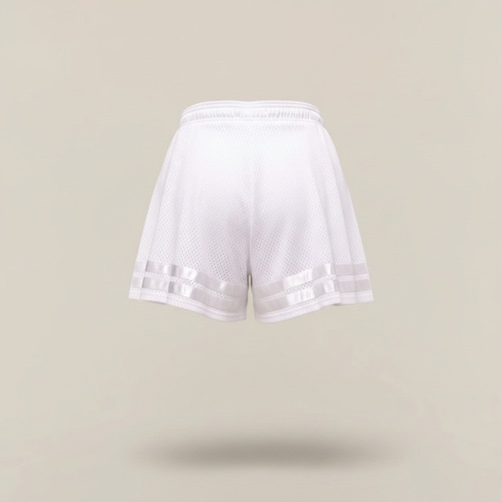 GYMSHARK MESH PLEATED SHORTS