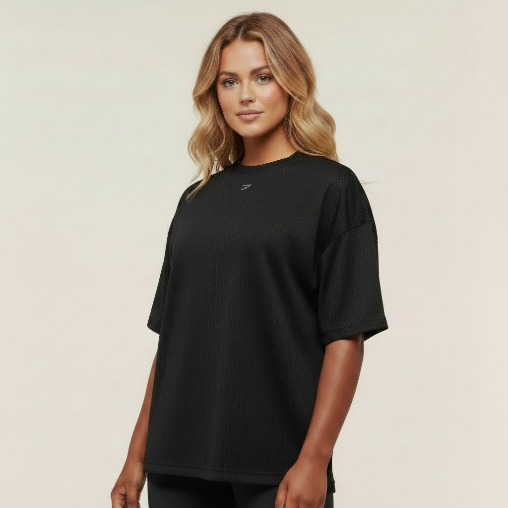 GYMSHARK LIFTING MESH OVERSIZED TEE