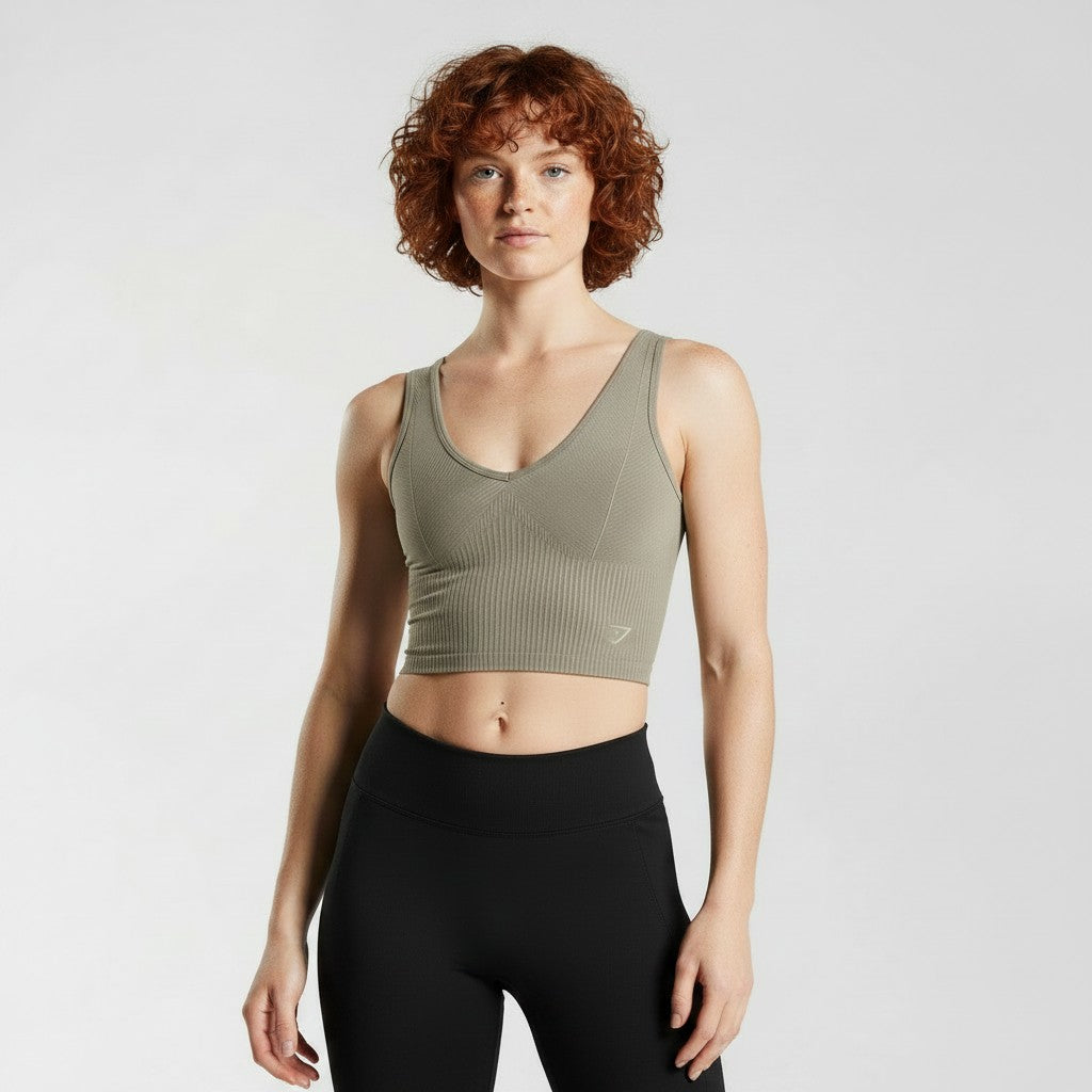 GYMSHARK REST DAY SEAMLESS MIDI TANK