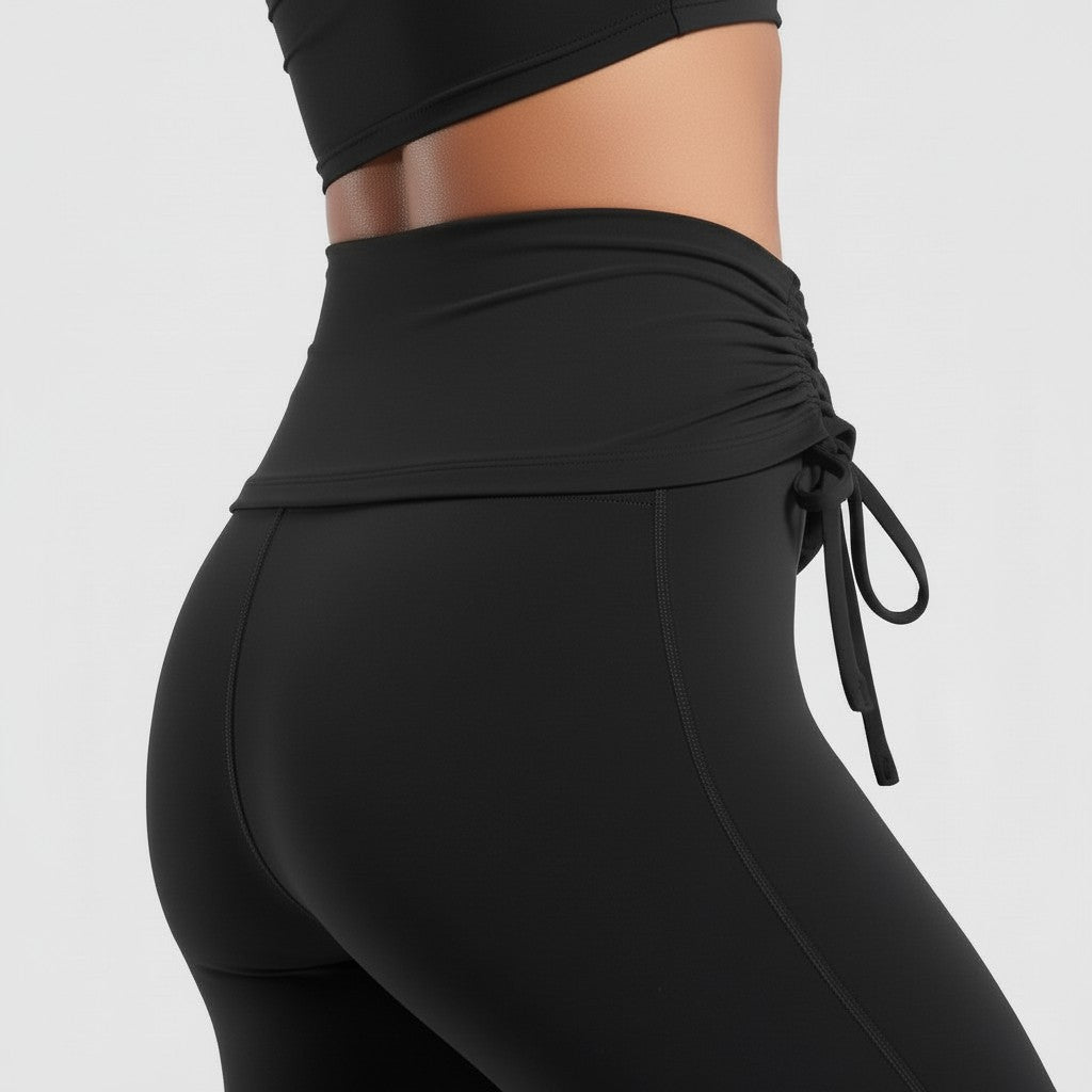 GYMSHARK RUCHED CAPRI LEGGINGS