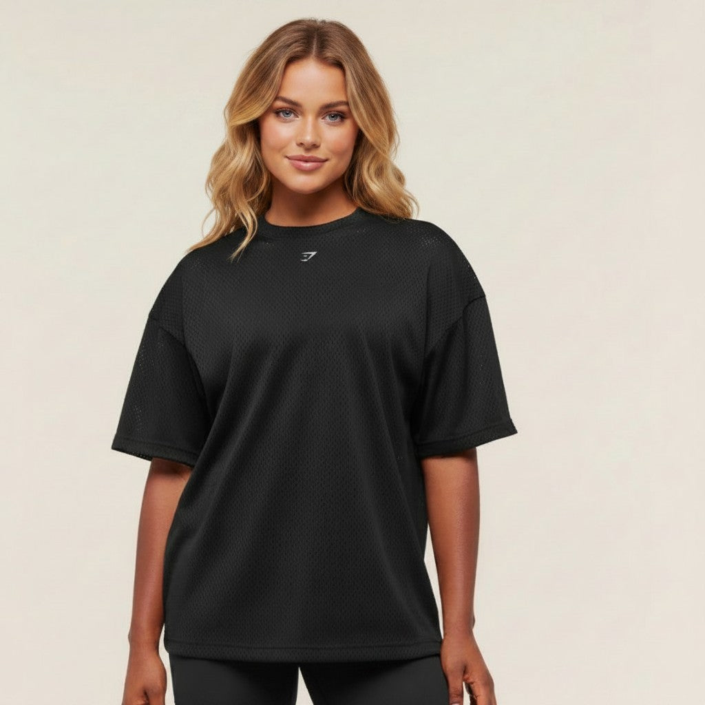 GYMSHARK LIFTING MESH OVERSIZED TEE