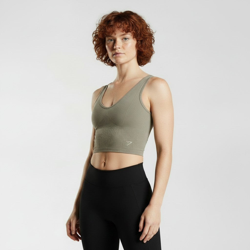 GYMSHARK REST DAY SEAMLESS MIDI TANK