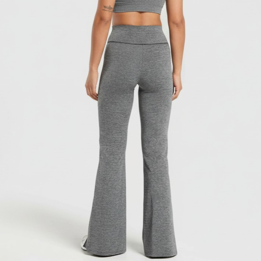 GYMSHARK MARL FLARED LEGGINGS