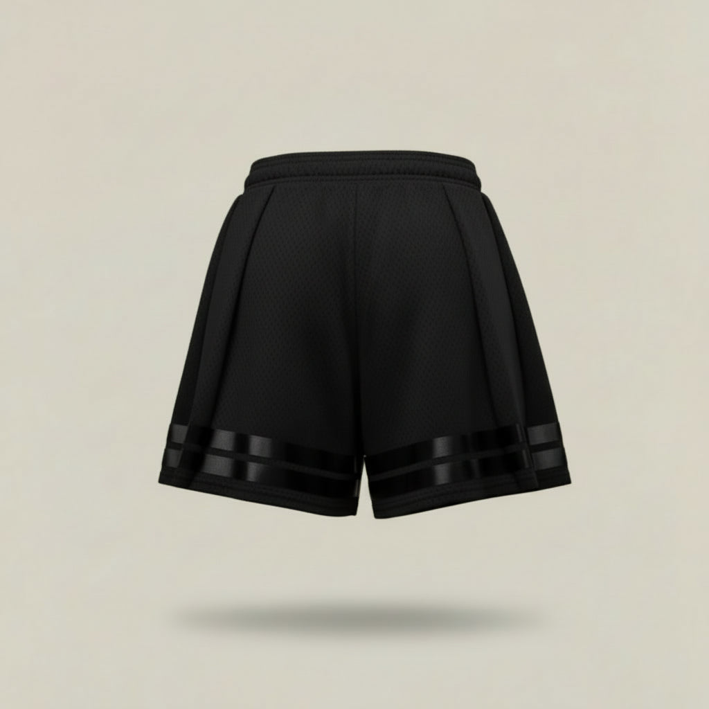 GYMSHARK MESH PLEATED SHORTS