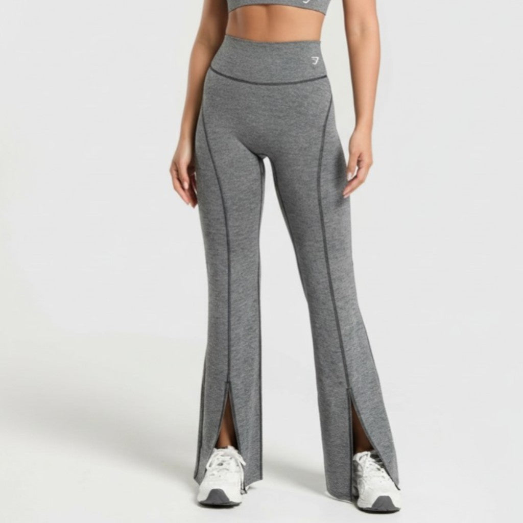 GYMSHARK MARL FLARED LEGGINGS