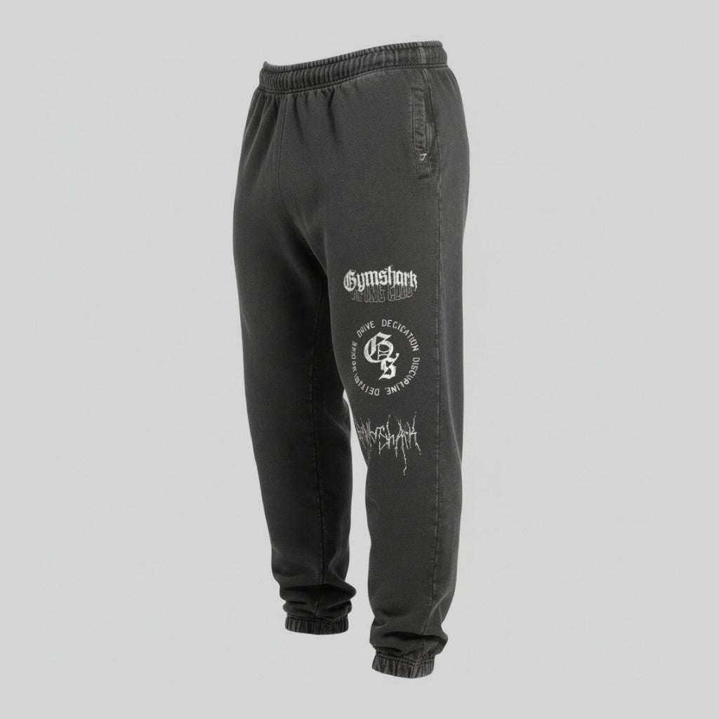 GYMSHARK DISTRESSED GRAPHIC JOGGERS