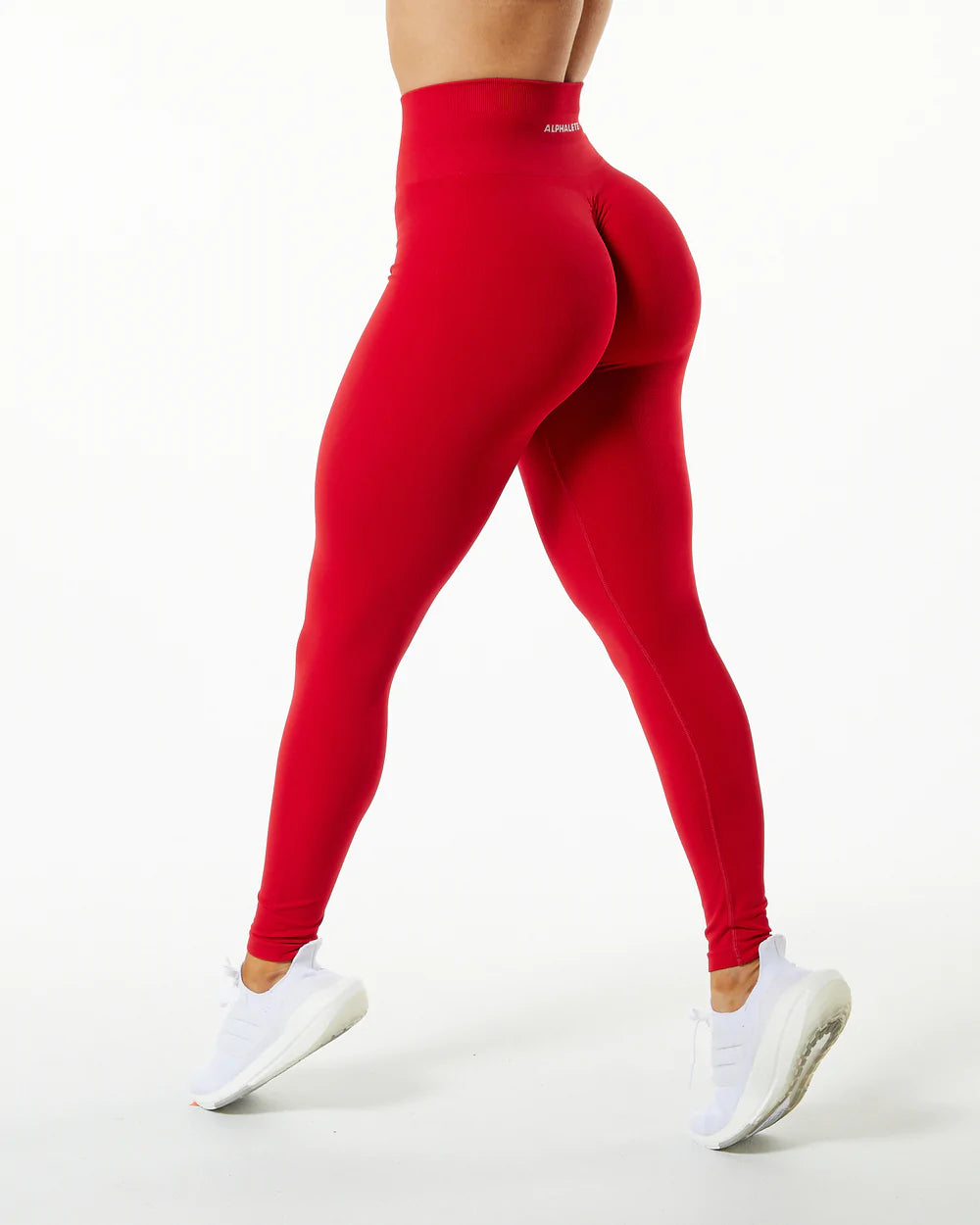 Alphalete, Pants & Jumpsuits, Alphalete Red Leggings Size Small