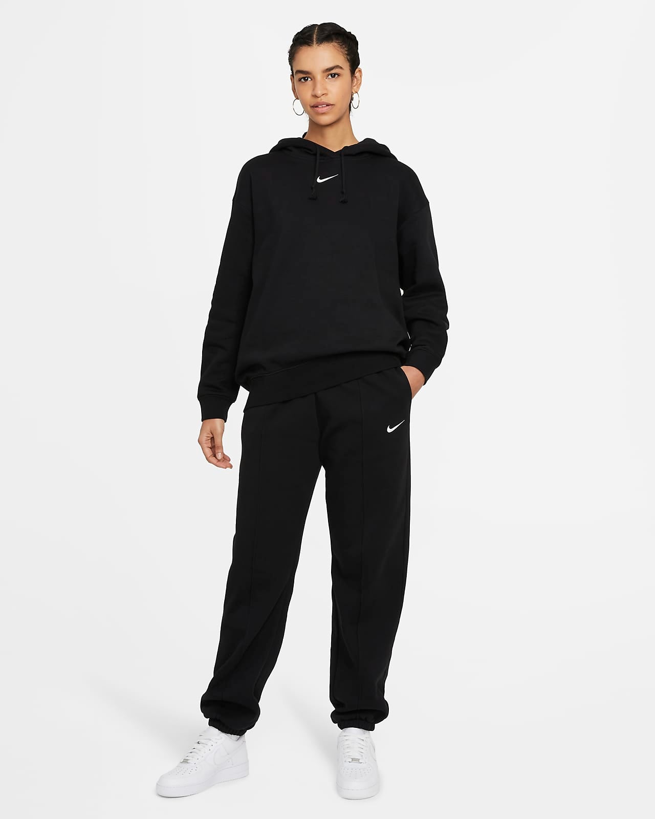 Nike Sportswear Collection Essentials Loose Fit Fleece Hoodie WOMEN