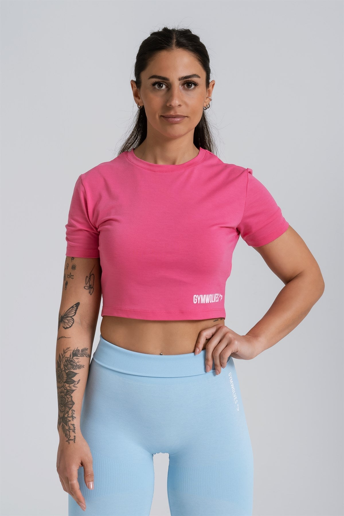 Gymwolves Women Body Crop Tops | Cotton Series