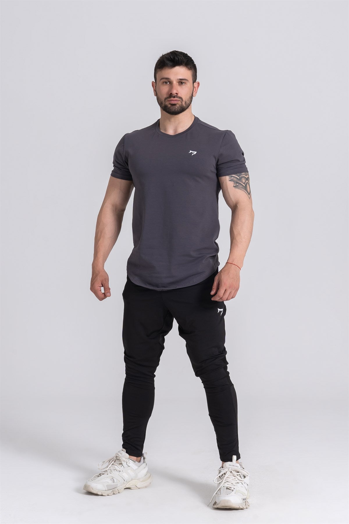 Gymwolves Man Sport T-Shirt | Smoked | Workout Tanktop |