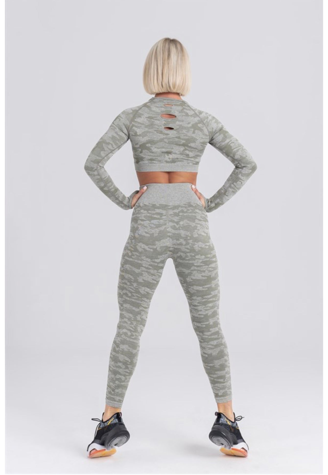 Gymwolves Seamless Sport Leggings Camouflage Pattern | Action Series |