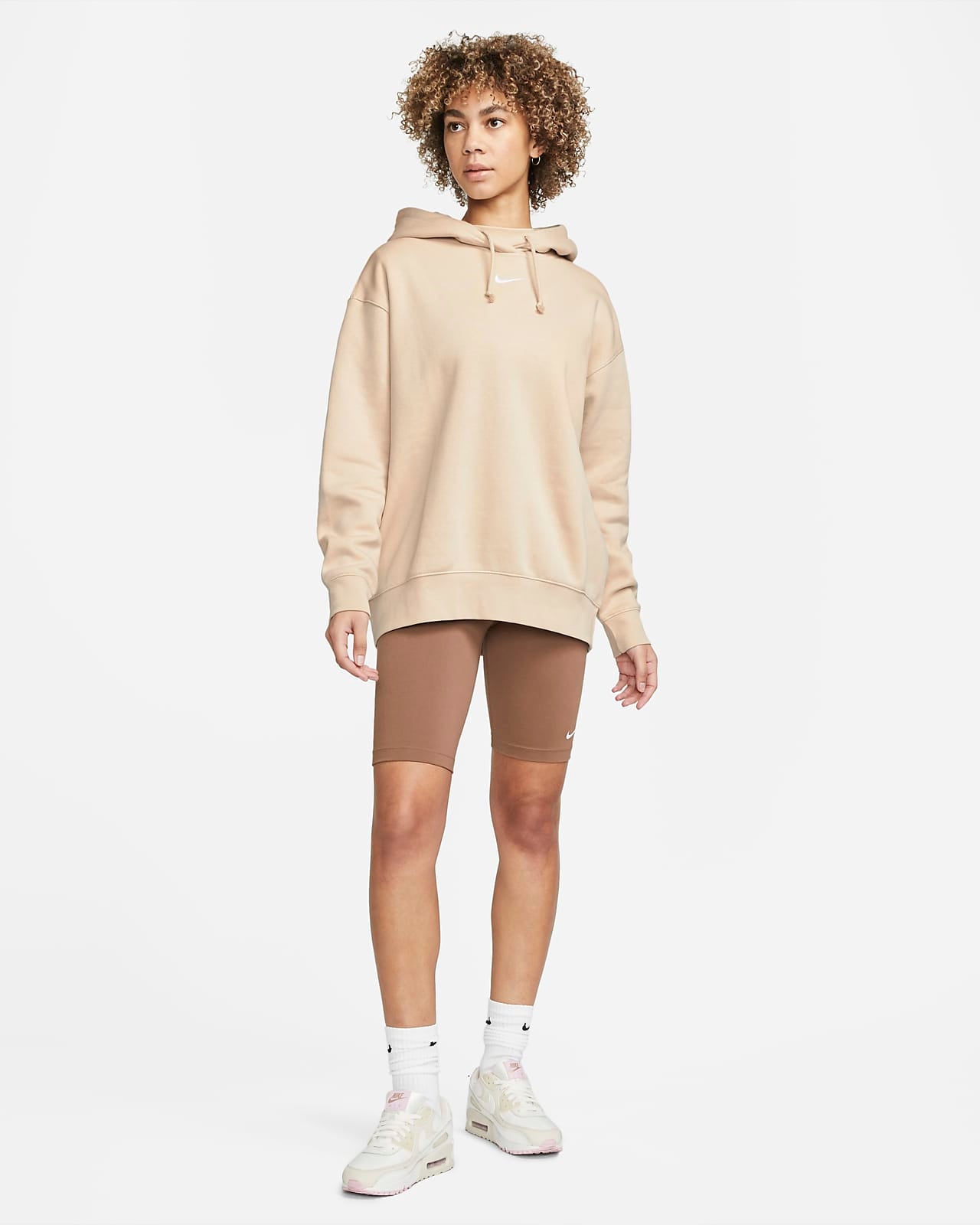 Nike Sportswear Collection Essentials Loose Fit Fleece Hoodie WOMEN