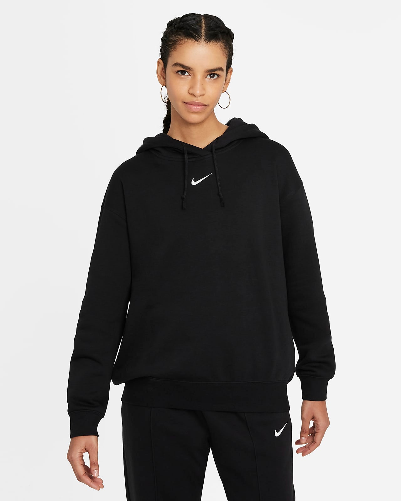 Nike Sportswear Collection Essentials Loose Fit Fleece Hoodie WOMEN