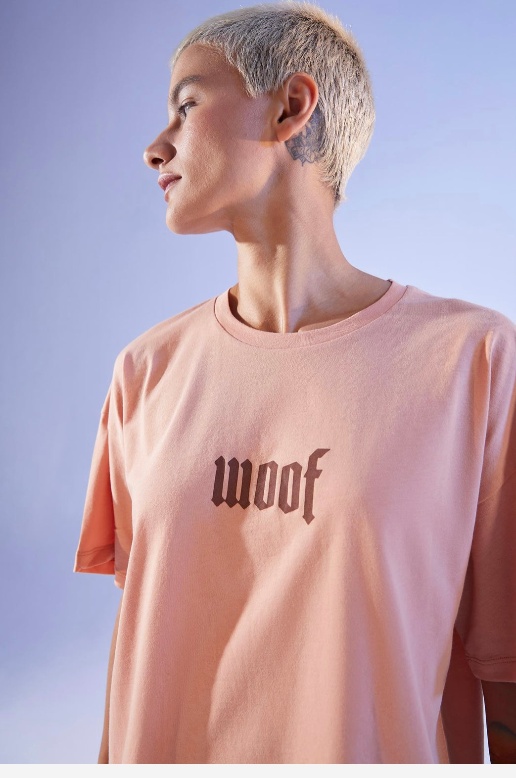 Woof Print Oversized T-Shirt