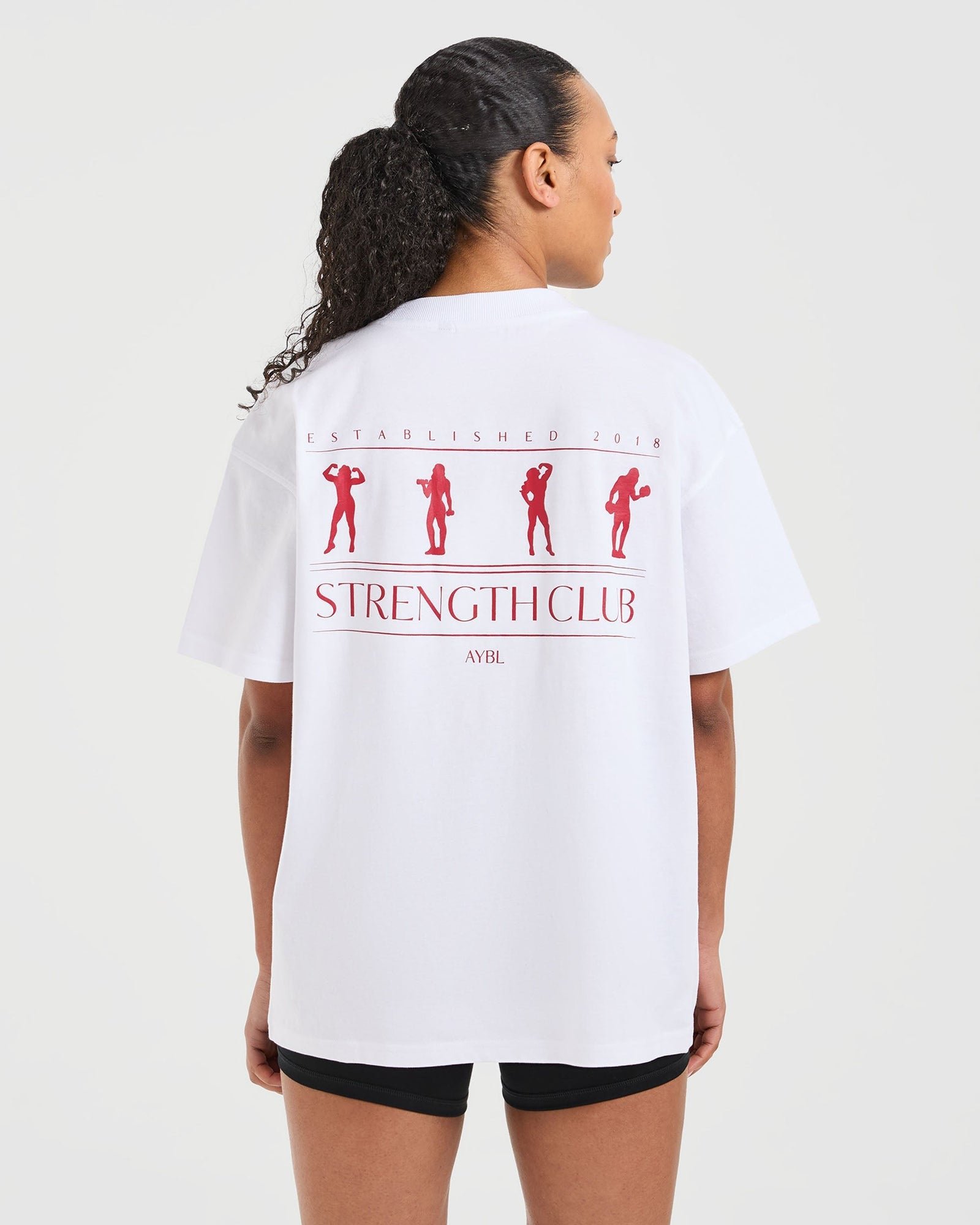 AYBL STRENGTH CLUB OVERSIZED T SHIRT