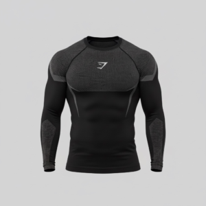 GYMSHARK ONYX 5.0 SEAMLESS LONG SLEEVE T-SHIRT