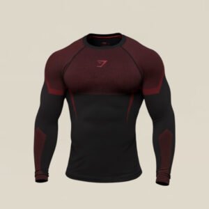 GYMSHARK ONYX 5.0 SEAMLESS LONG SLEEVE T-SHIRT